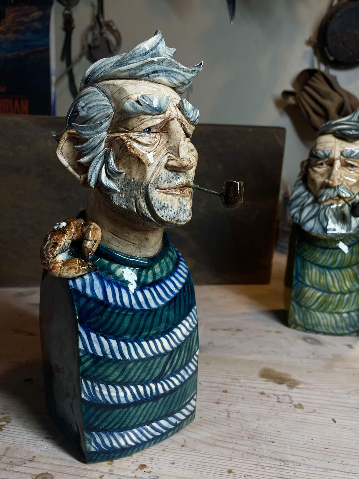 Fishermen's Tales, Contemplative Sculptures By Joe Lawrence (7)