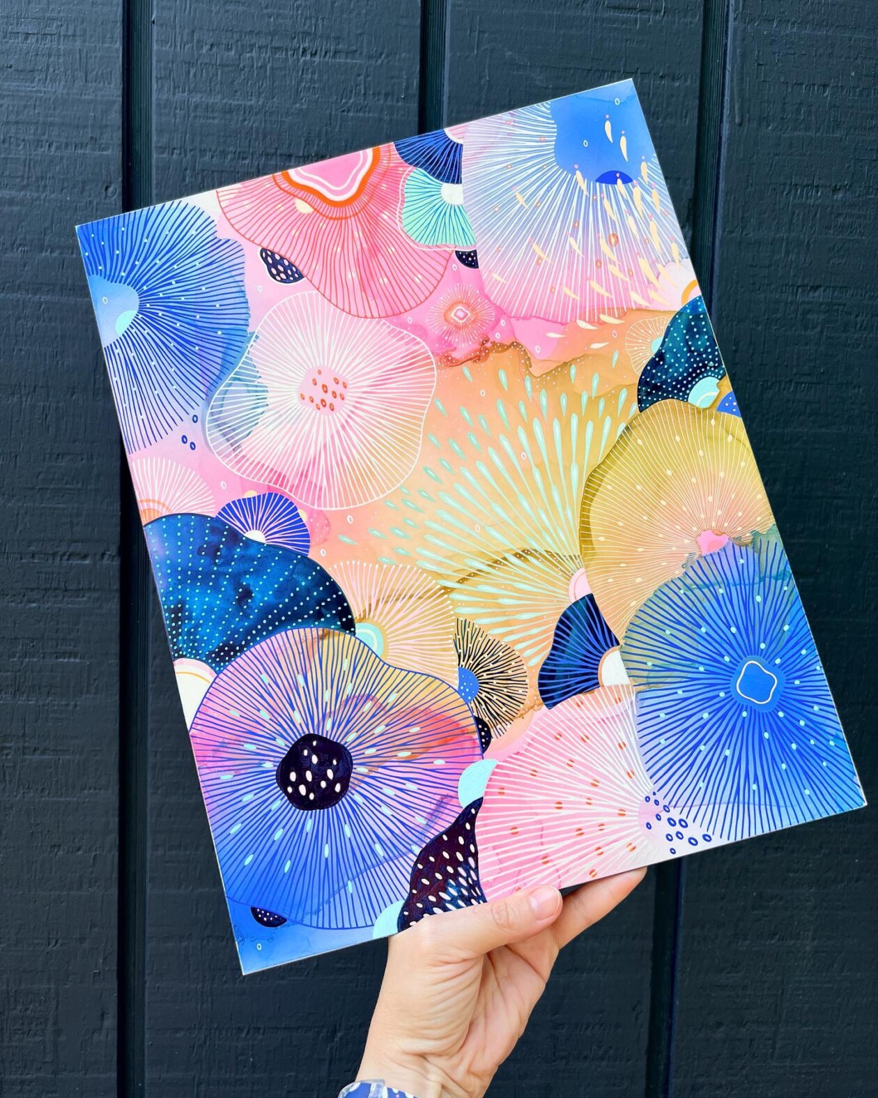 Flaring Mixed Media Paintings Of Dreamy Aquatic Ecosystems By Yellena James (2)