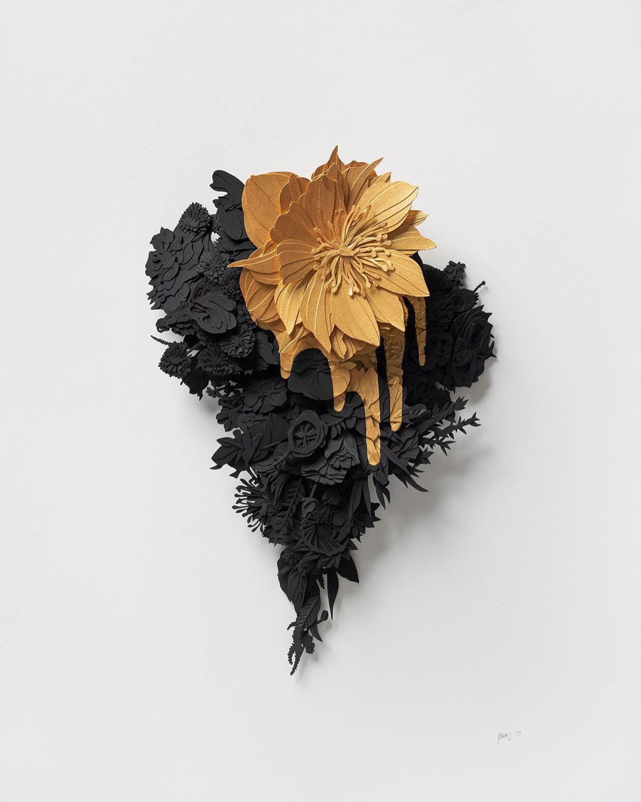 Gorgeously Intricate Floral Paper Cutting Sculptures By Joey Bates (13)