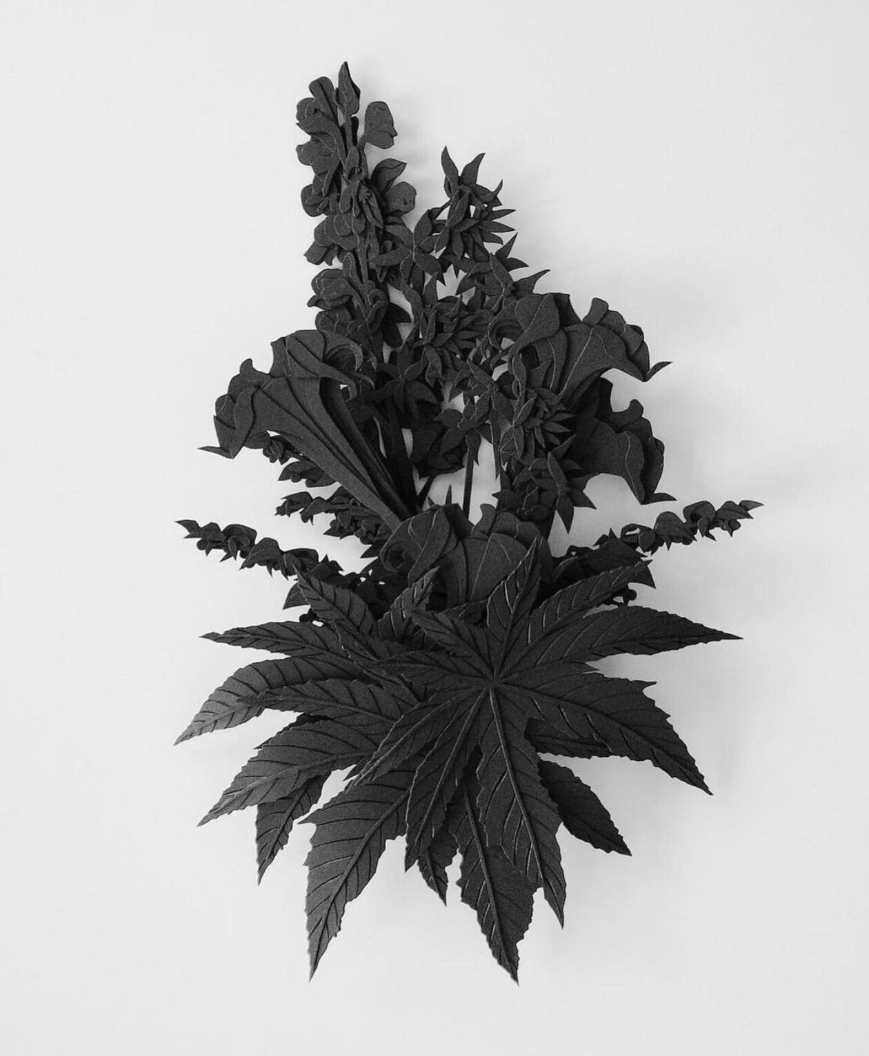 Gorgeously Intricate Floral Paper Cutting Sculptures By Joey Bates (6)