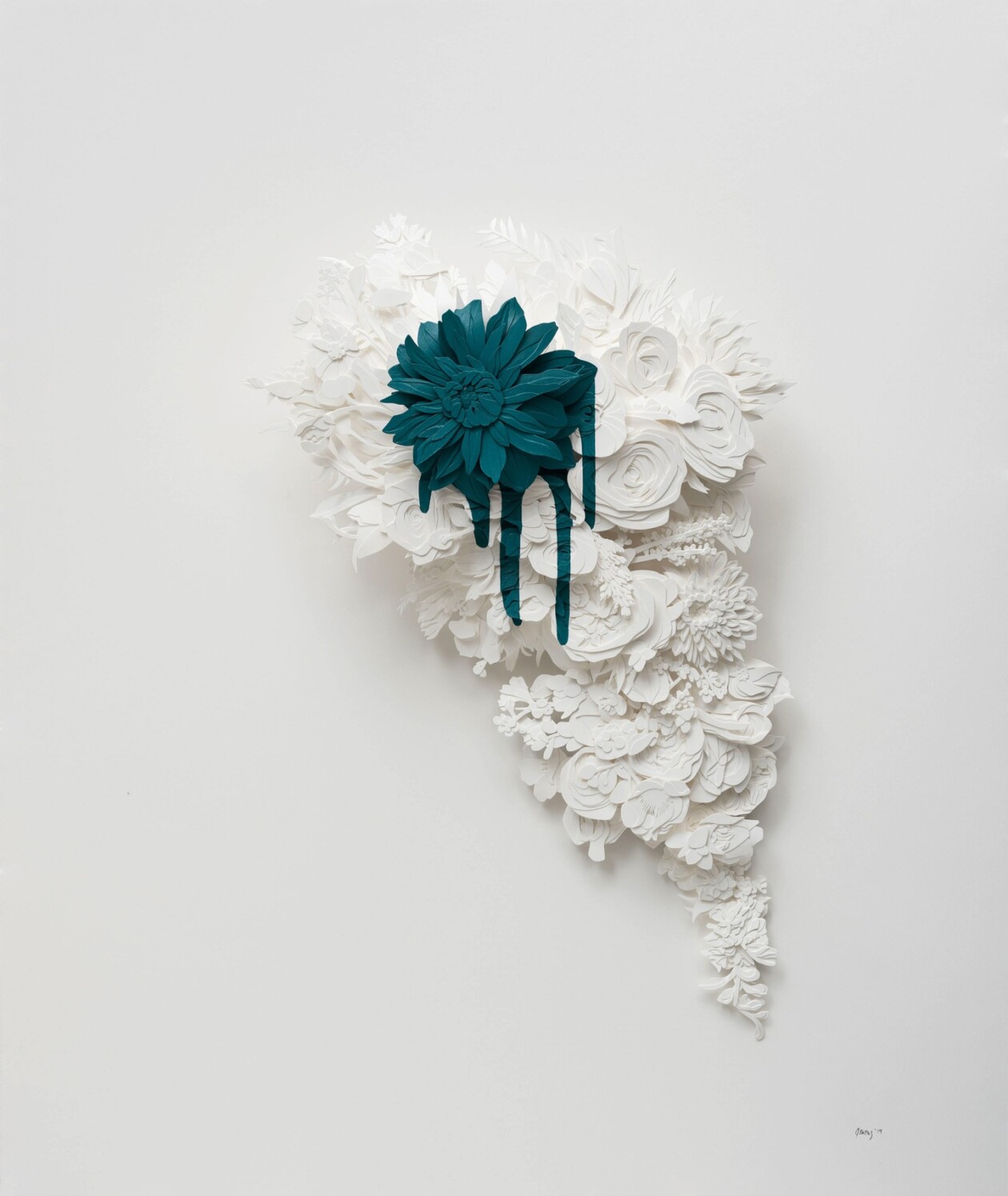 Gorgeously Intricate Floral Paper Cutting Sculptures By Joey Bates (8)