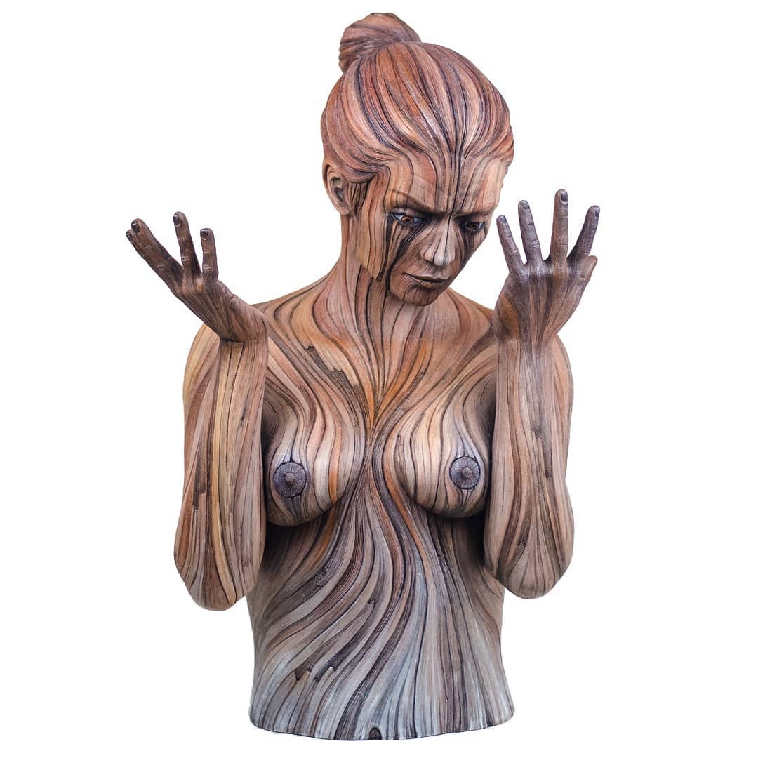 Humans And Nature, Poetic And Illusionistic Ceramic Sculptures By Christopher David White (6)