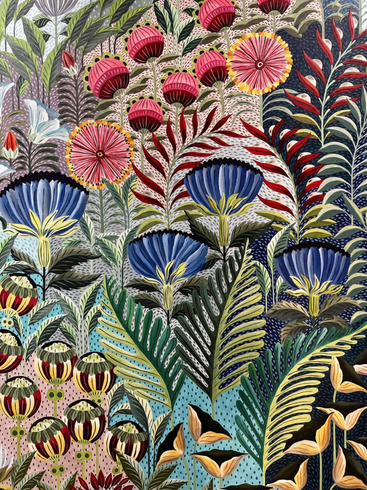 Intricate And Detailed Fantasy Garden Paintings By Nidhi Mariam Jacob (5)