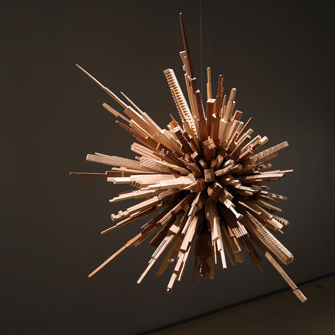 Intricate Cityscape Sculptures Made From Scrap Wood By James Mcnabb (9)
