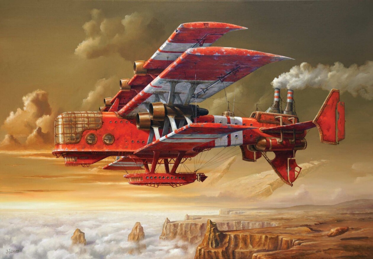 Jaroslaw Jasnikowski Fuses Surrealism And Steampunk Aesthetics To Create Dream Like Scenarios (15)
