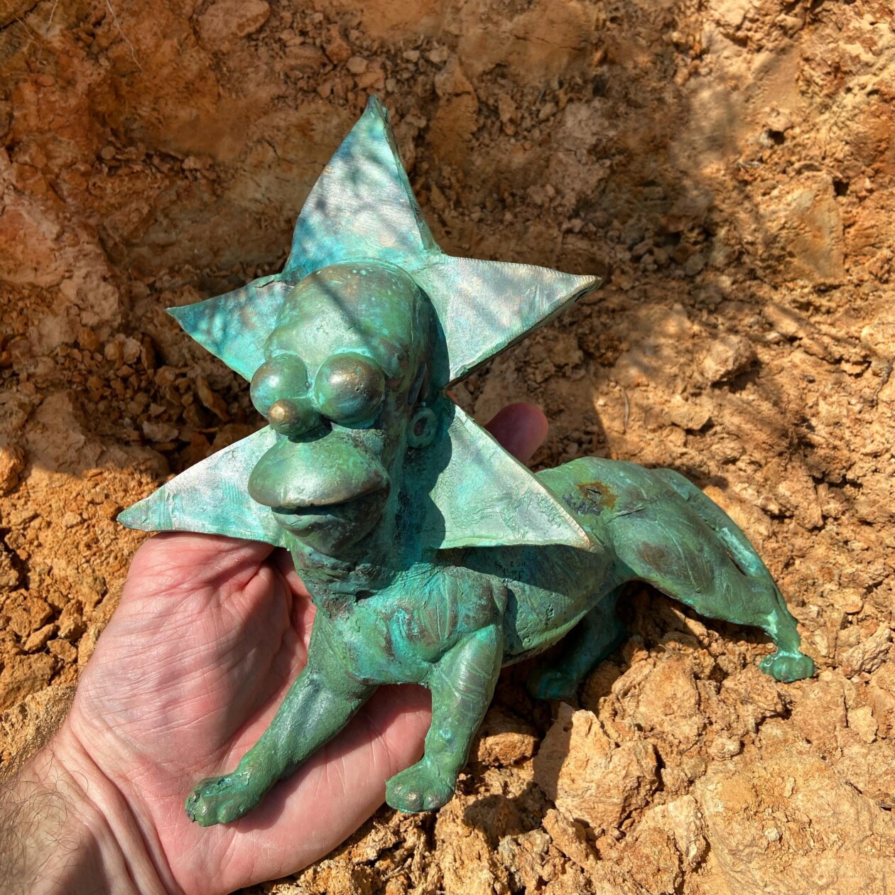 Joshua Goode Blends Ancient Relics With Pop Culture Icons In His Anachronistic Sculptures (10)