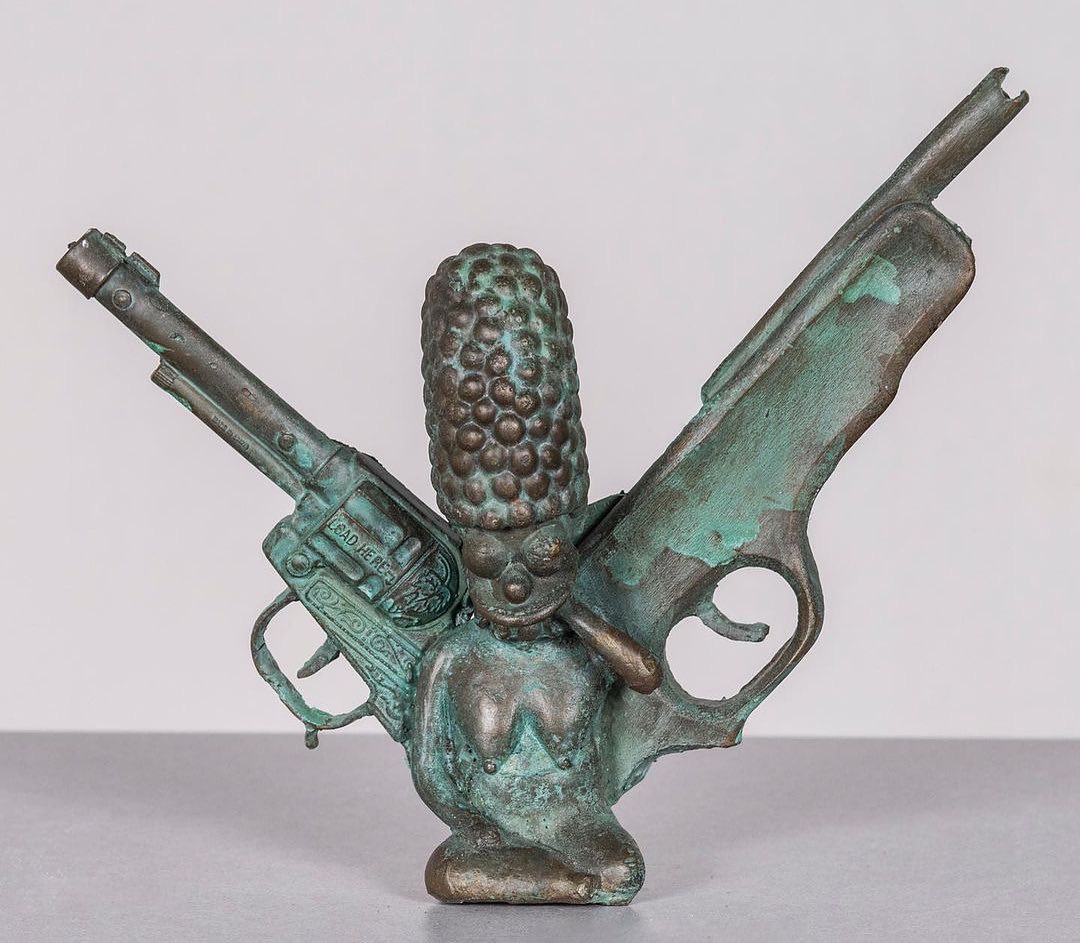 Joshua Goode Blends Ancient Relics With Pop Culture Icons In His Anachronistic Sculptures (5)