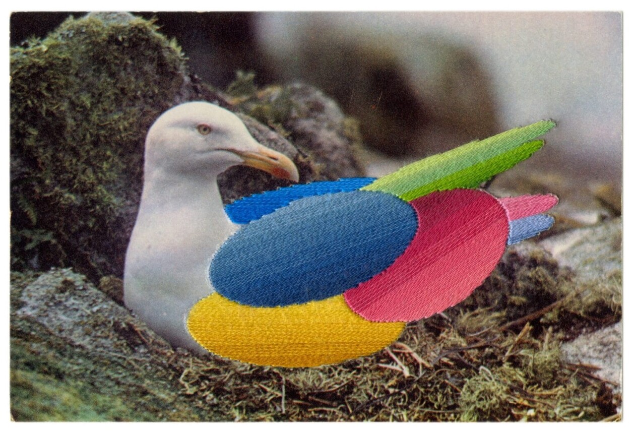 Julie Cockburn Combines Vintage Photos With Embroidery To Create Mesmerizing Semi Abstract Artworks (12)