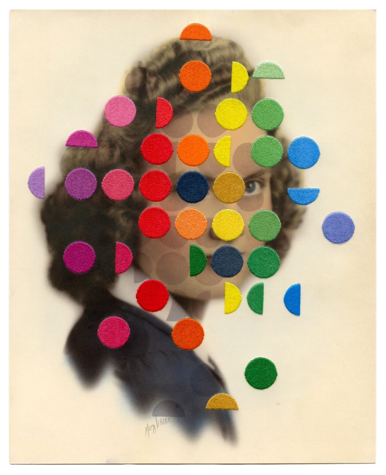 Julie Cockburn Combines Vintage Photos With Embroidery To Create Mesmerizing Semi Abstract Artworks (13)