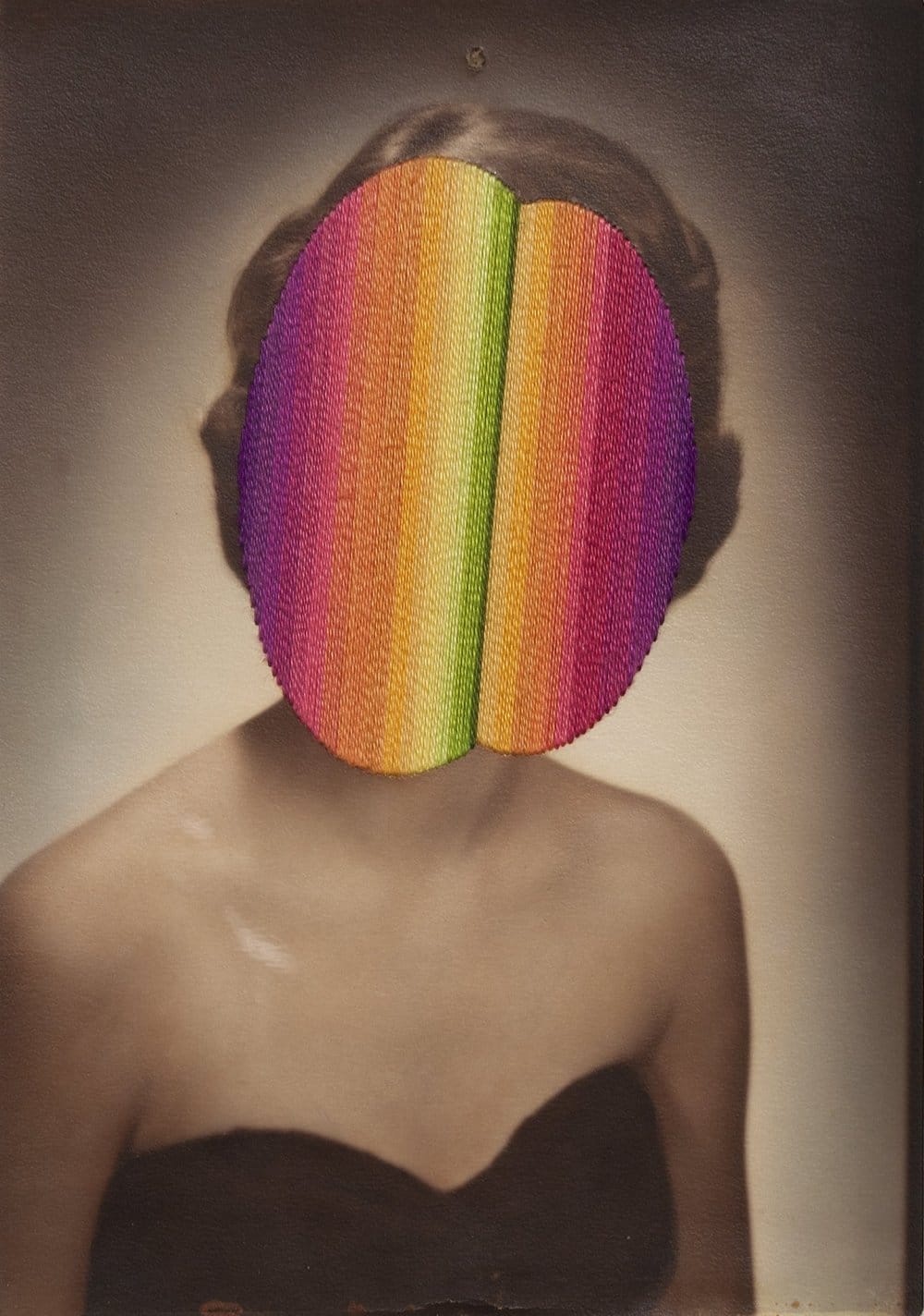 Julie Cockburn Combines Vintage Photos With Embroidery To Create Mesmerizing Semi Abstract Artworks (4)