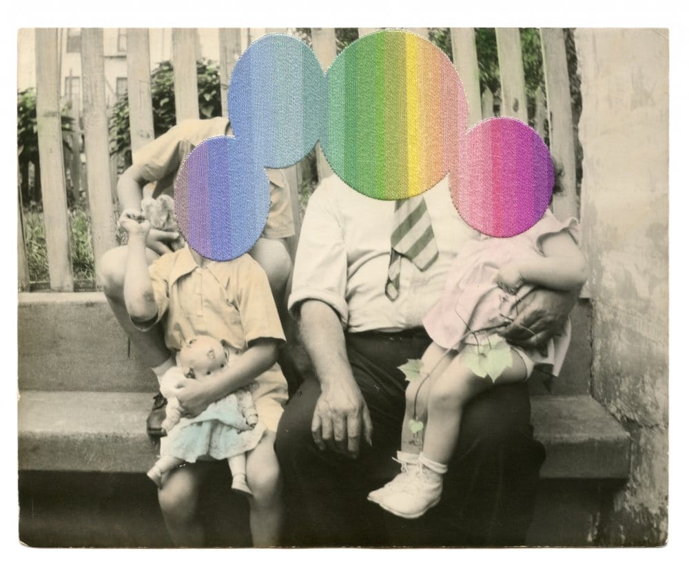 Julie Cockburn Combines Vintage Photos With Embroidery To Create Mesmerizing Semi Abstract Artworks (8)