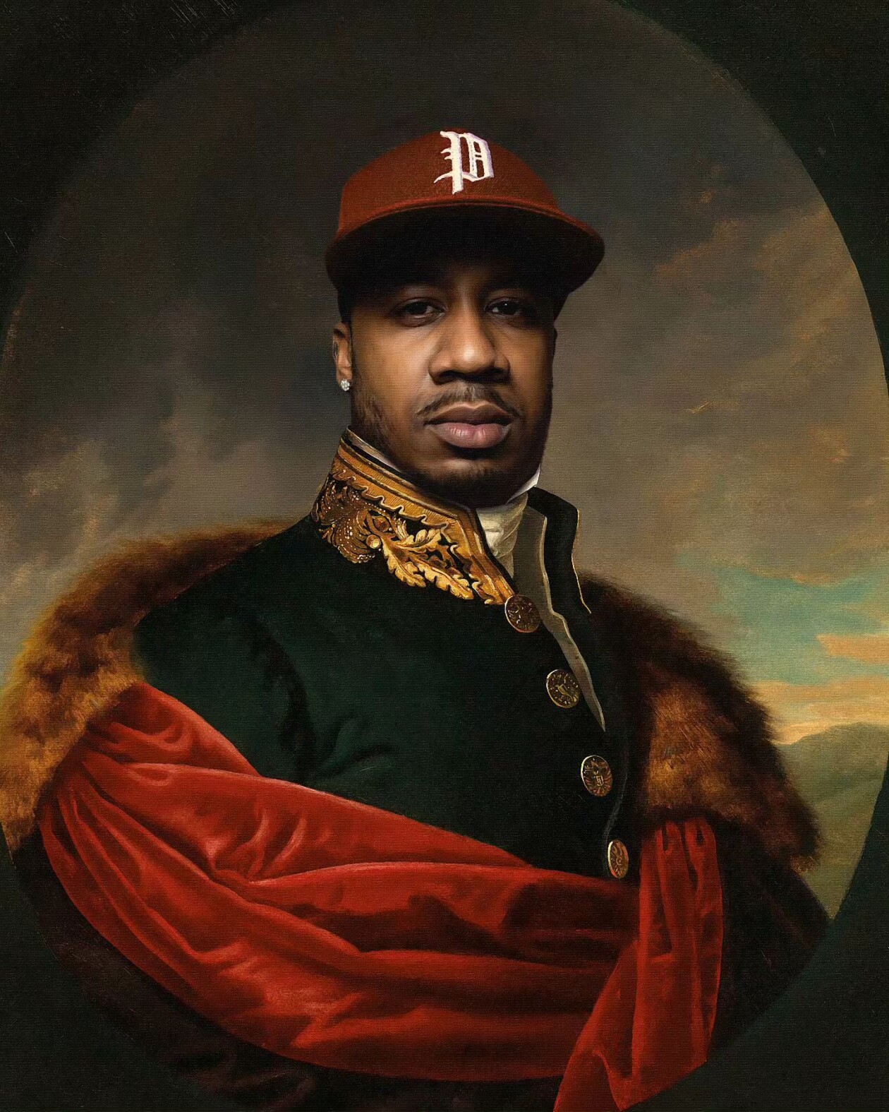 Kyès Recreates Portraits Of Celebrities As If They Were In Classical Paintings (17)