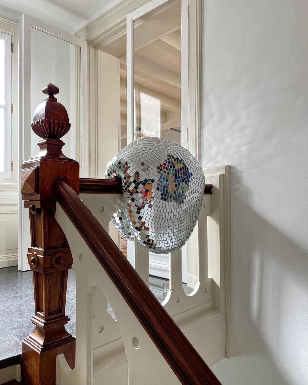 Surreal Sculptures Of Melted Mirror Disco Balls By Rotganzen Studio (6)