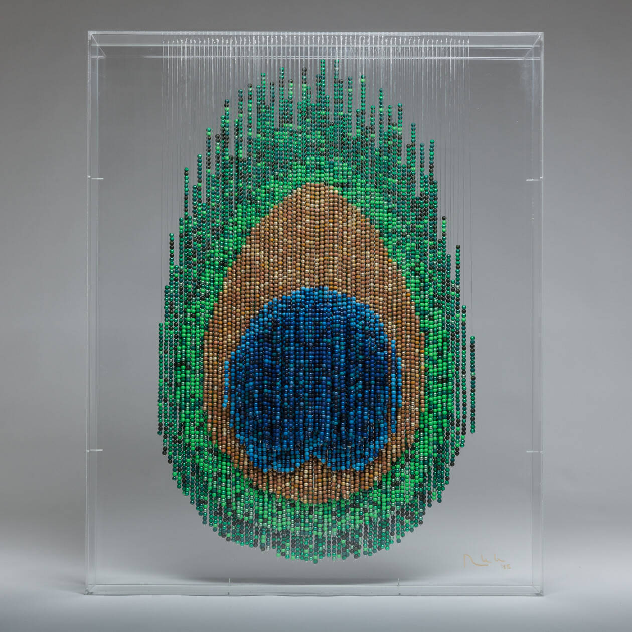 Symbolist Hanging Bead Sculptures By Natasja Van Der Meer (15)