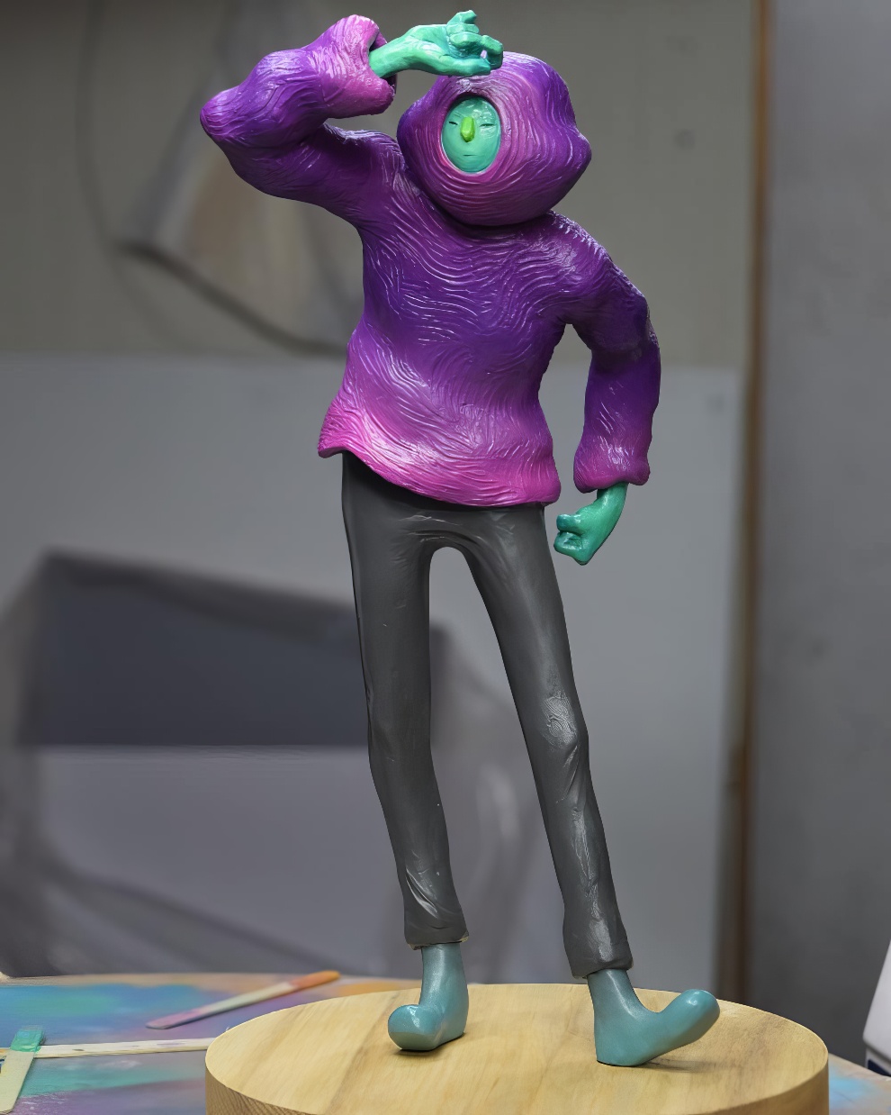 Vibrant And Thought Provoking Cartoon Like Sculptures By Troy Coulterman (23)