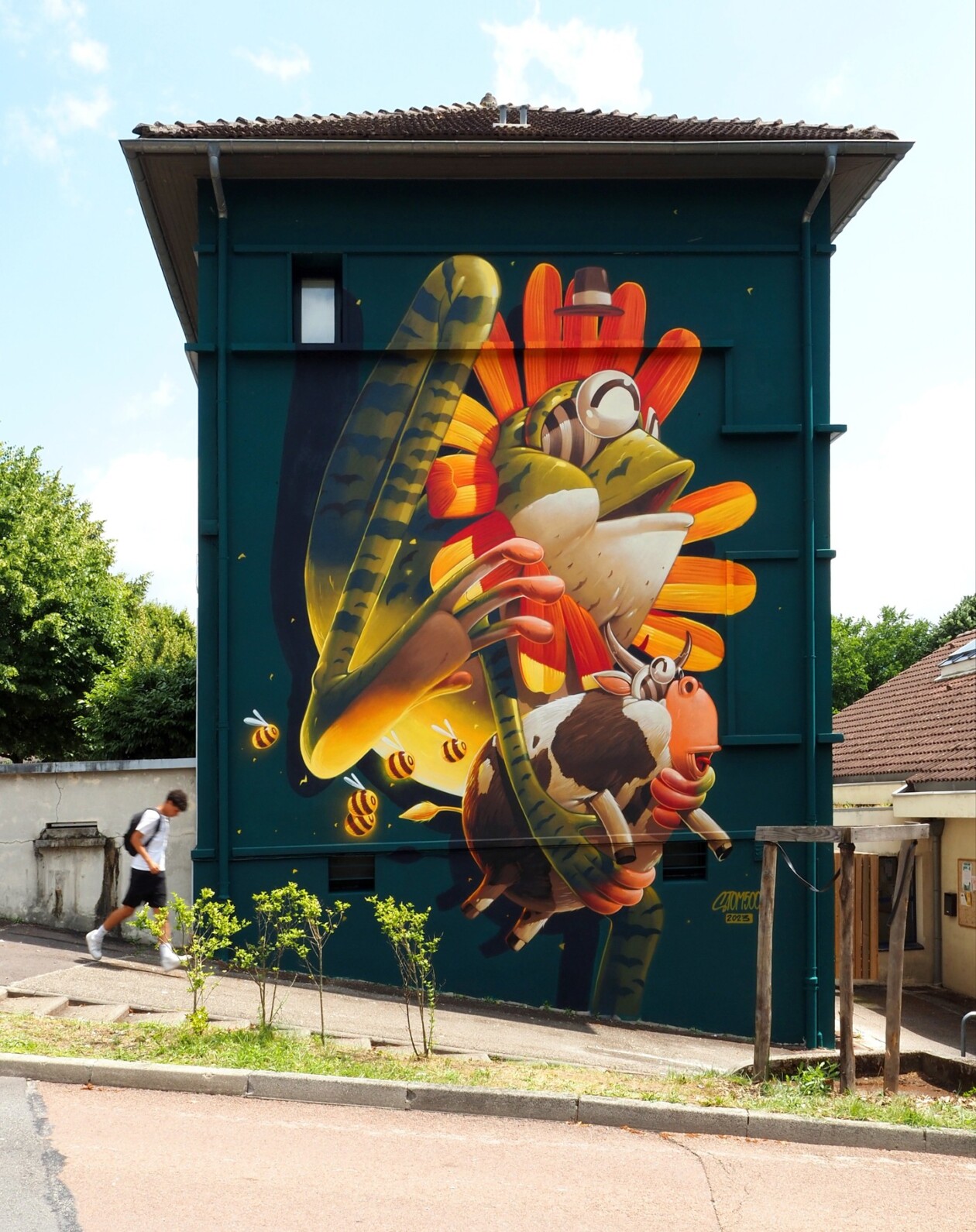 Vibrant Surrealistic Cartoon Illustrations And Murals By Locatelli Thomas (7)