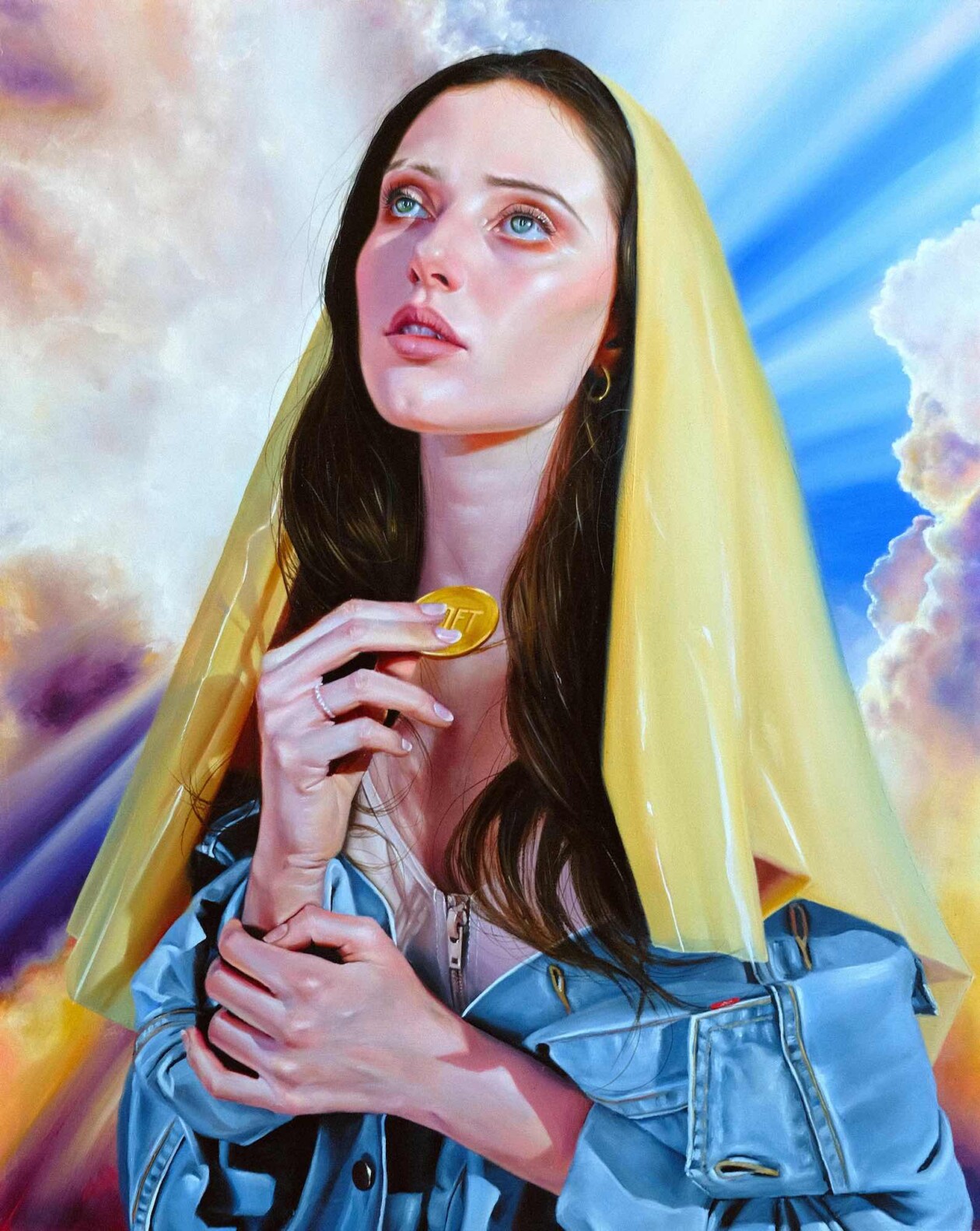 Vivid Portrait Paintings Of Female Figures By Roxanne Sauriol (10)