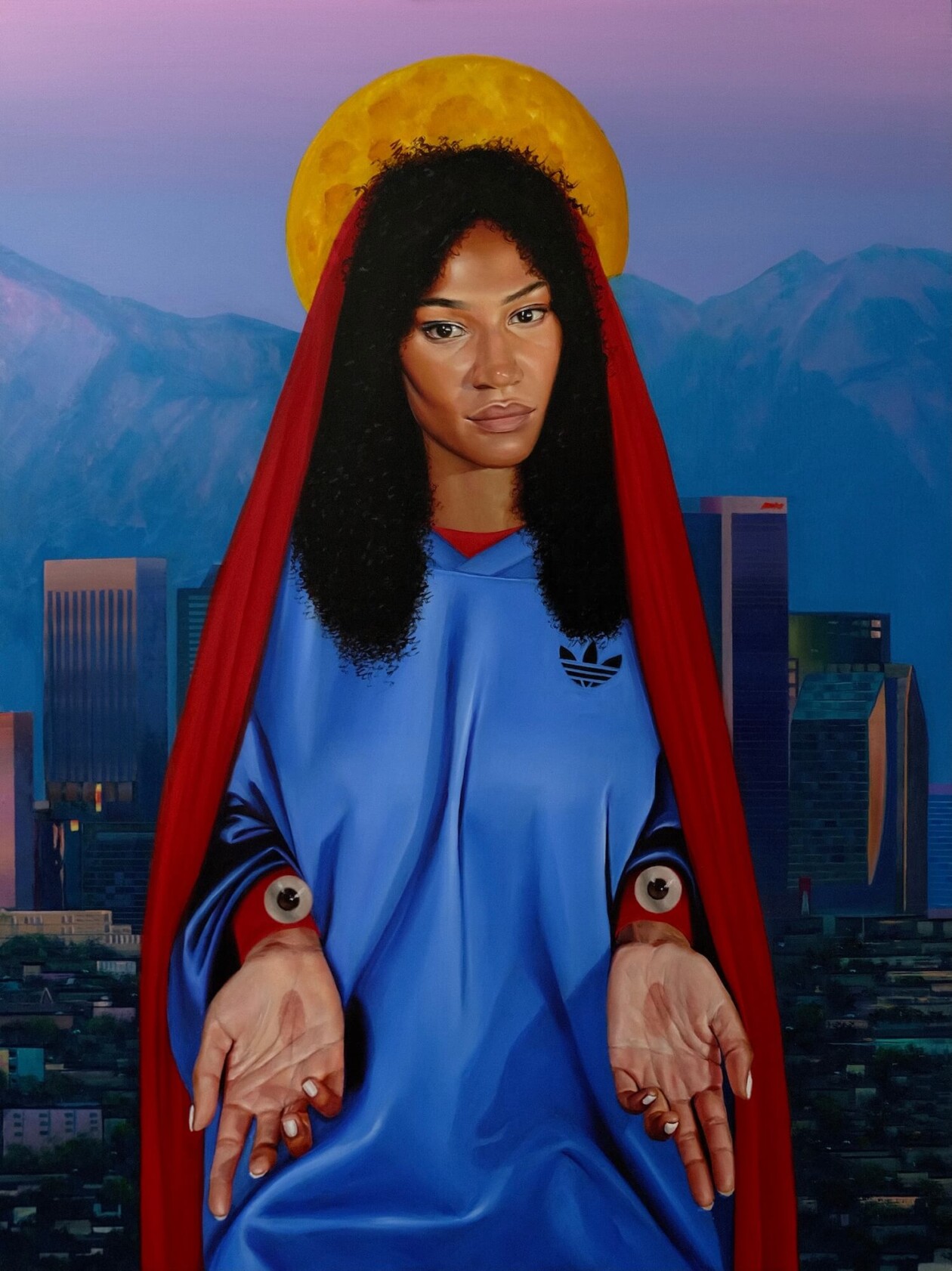 Vivid Portrait Paintings Of Female Figures By Roxanne Sauriol (3)