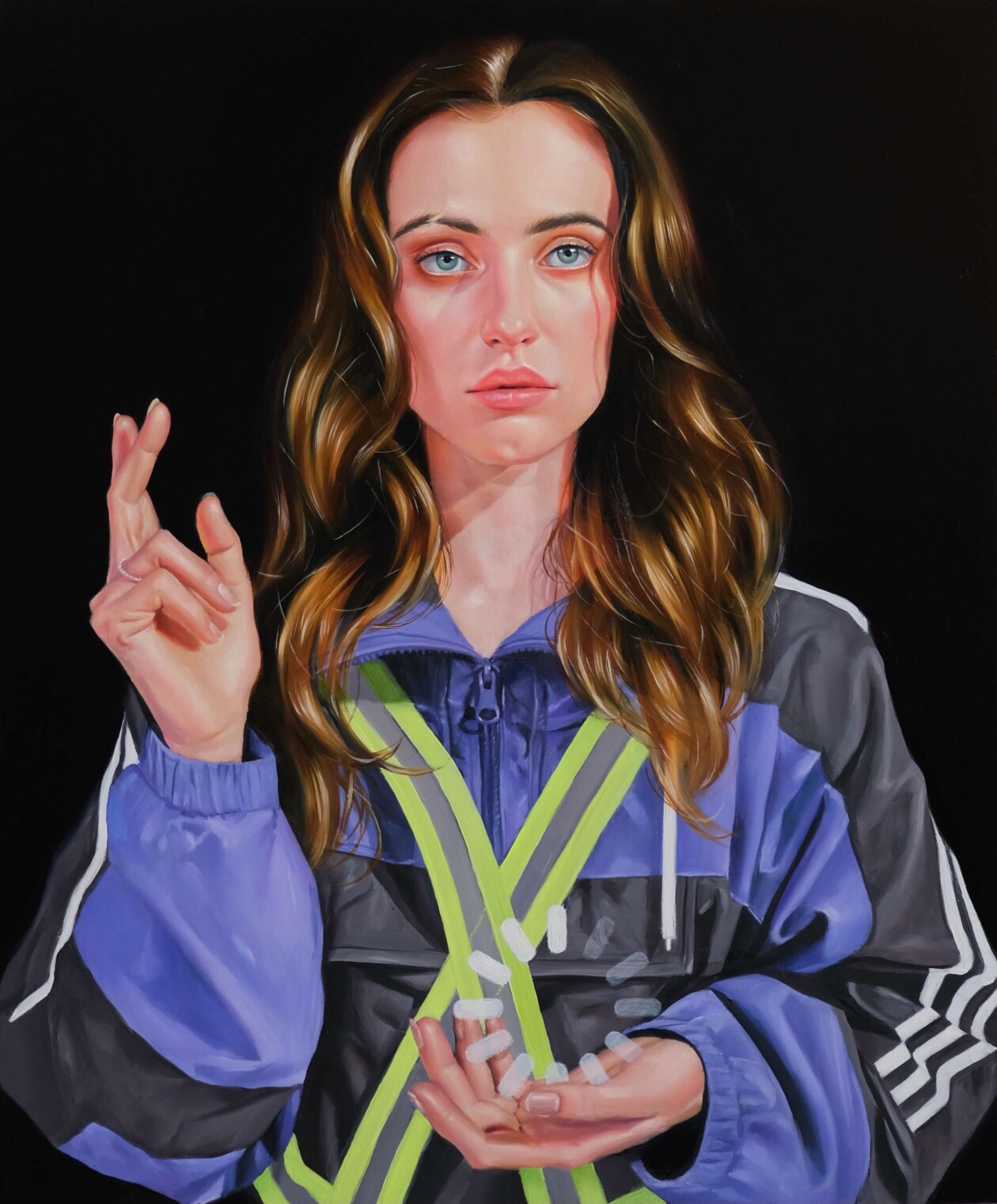 Vivid Portrait Paintings Of Female Figures By Roxanne Sauriol (4)
