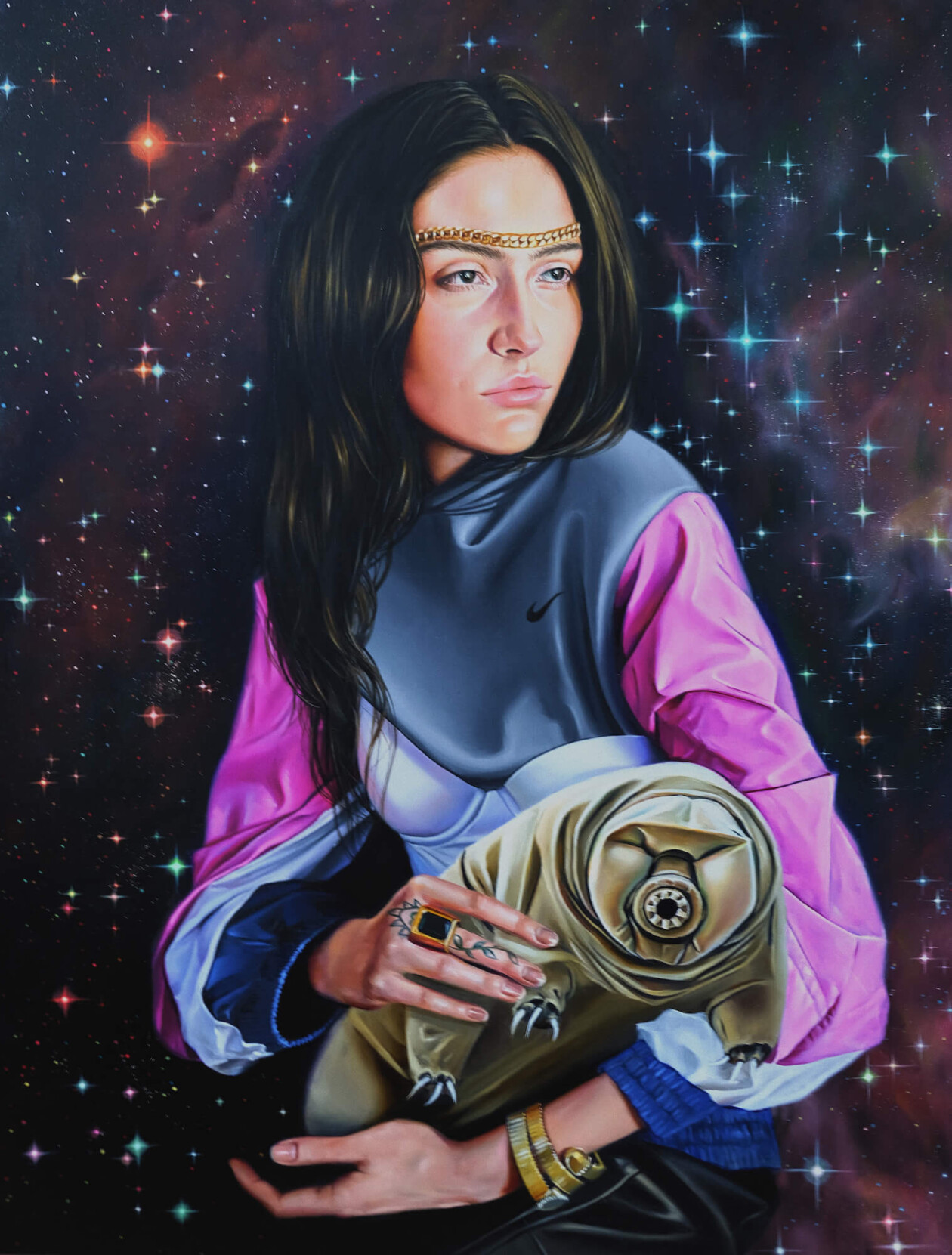 Vivid Portrait Paintings Of Female Figures By Roxanne Sauriol (9)