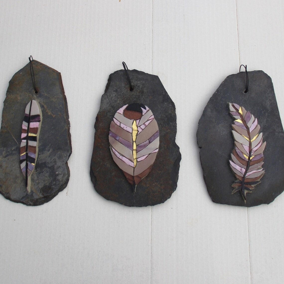 Whimsically Detailed Bird And Feather Mosaics By French Artist Céline Sutra (10)