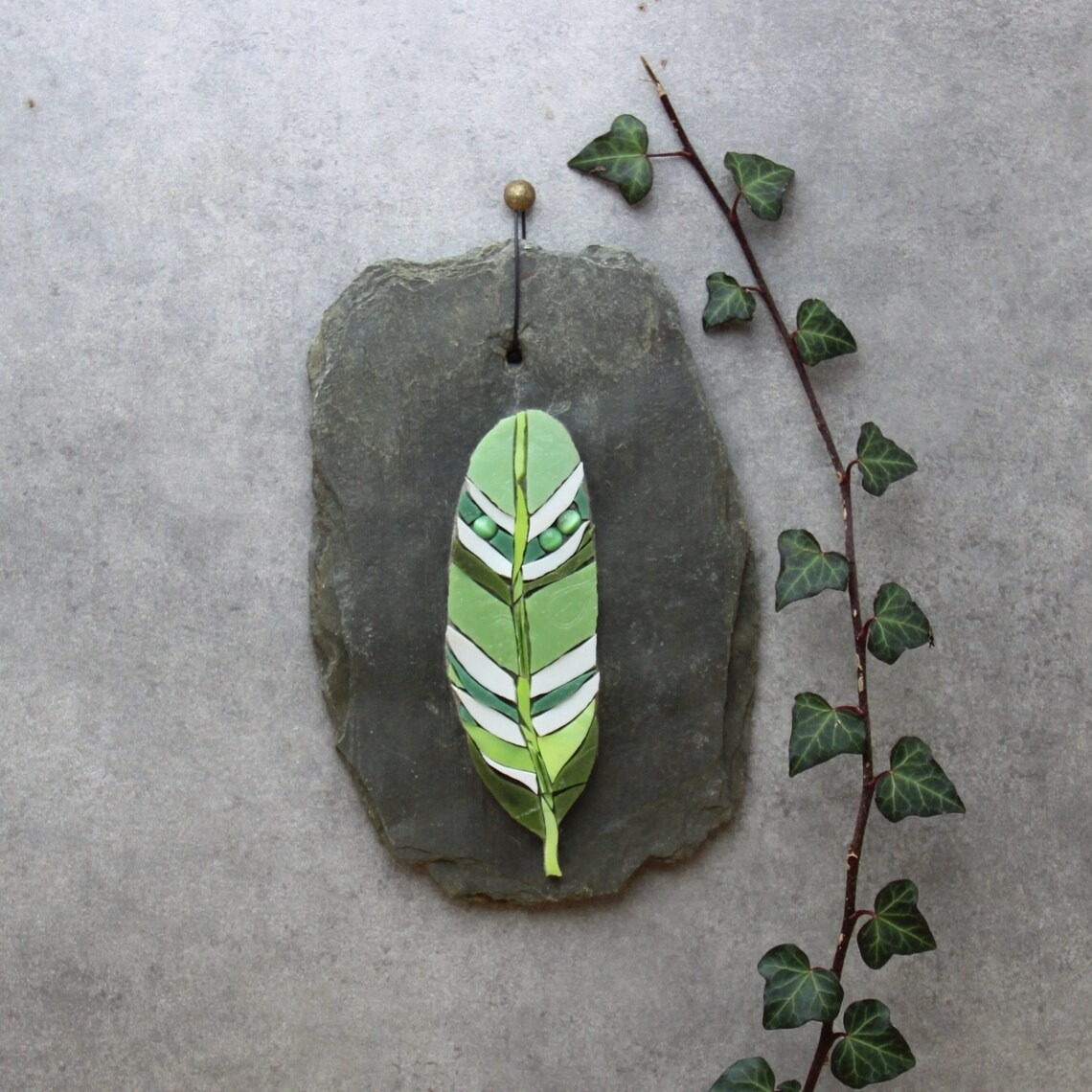 Whimsically Detailed Bird And Feather Mosaics By French Artist Céline Sutra (6)