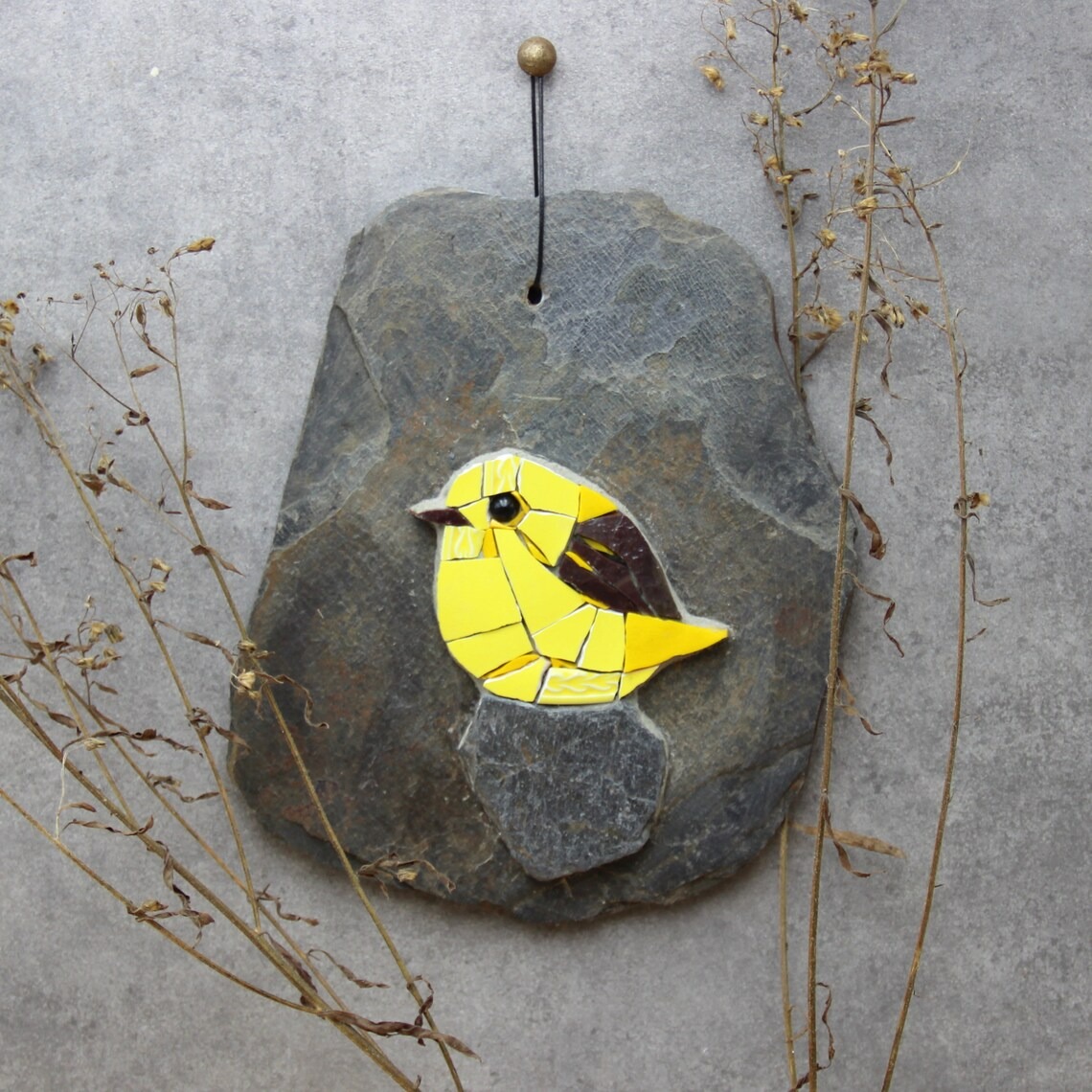 Whimsically Detailed Bird And Feather Mosaics By French Artist Céline Sutra (7)