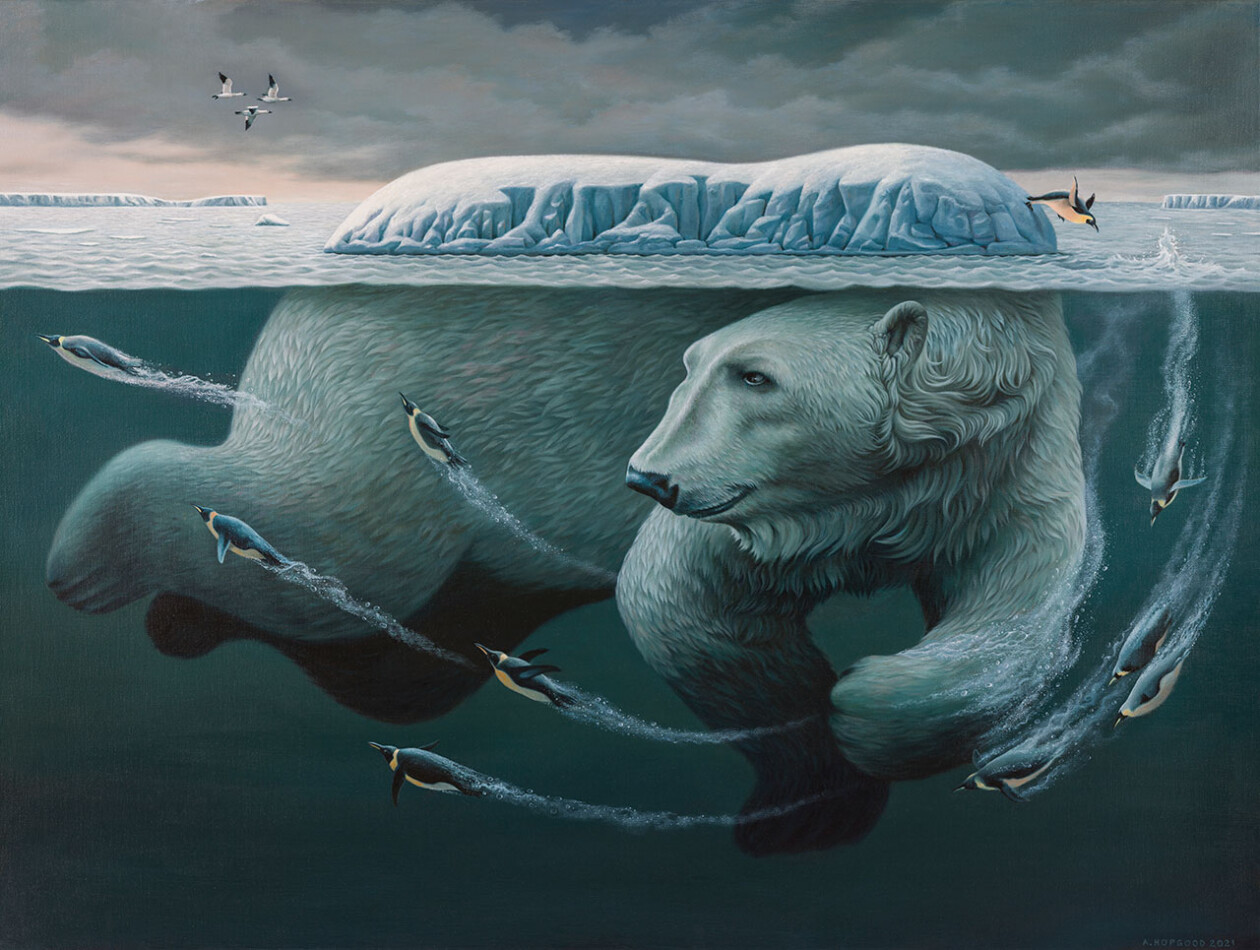 A Glimpse Into Impossible Worlds, The Surreal Wildlife Of Andrew Hopgood (11)