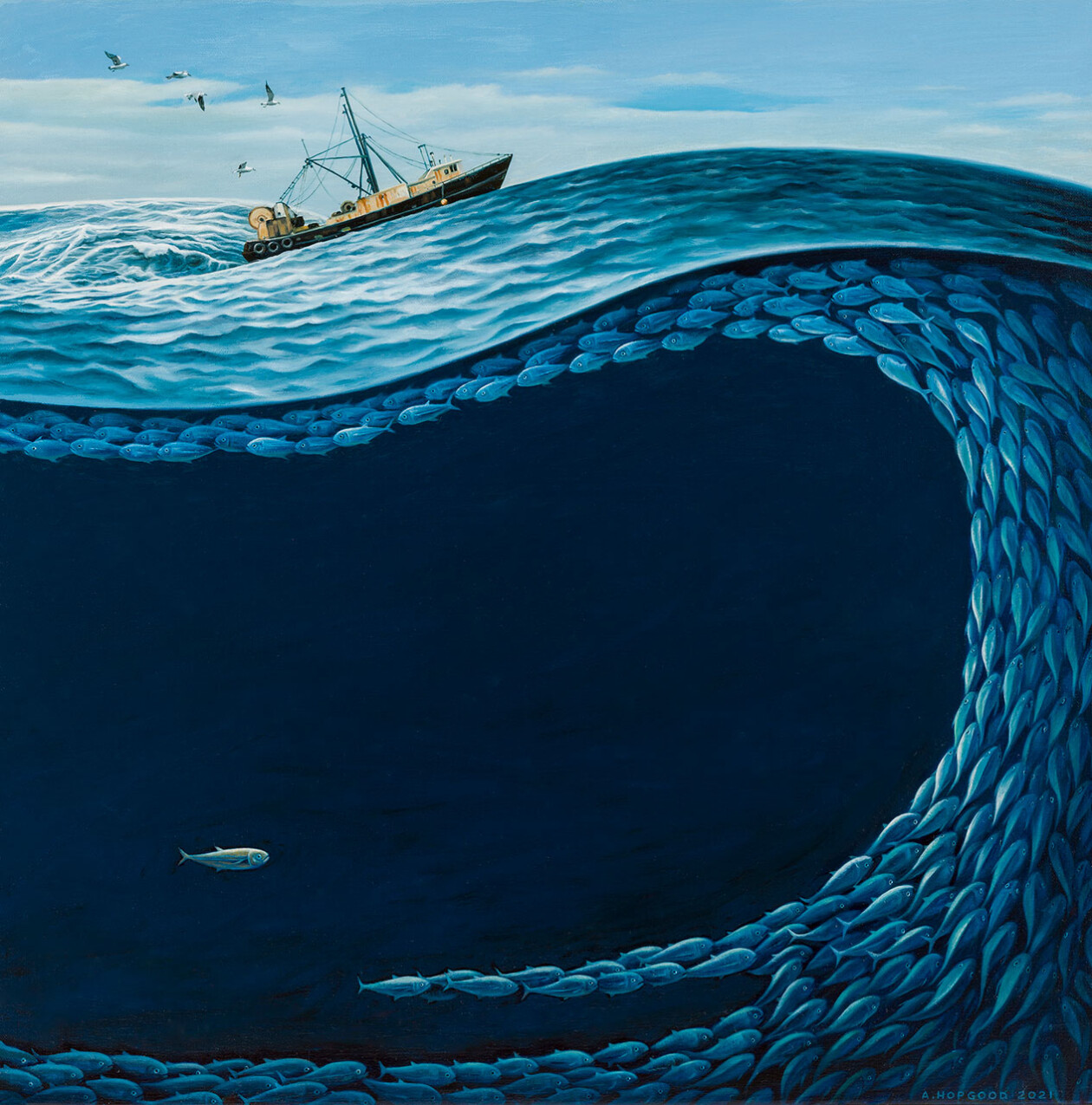 A Glimpse Into Impossible Worlds, The Surreal Wildlife Of Andrew Hopgood (15)