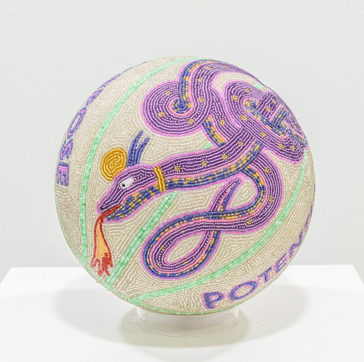 From Playground To Prophecy, Jorge Mañes Rubio's Beaded Basketball Sculptures (7)
