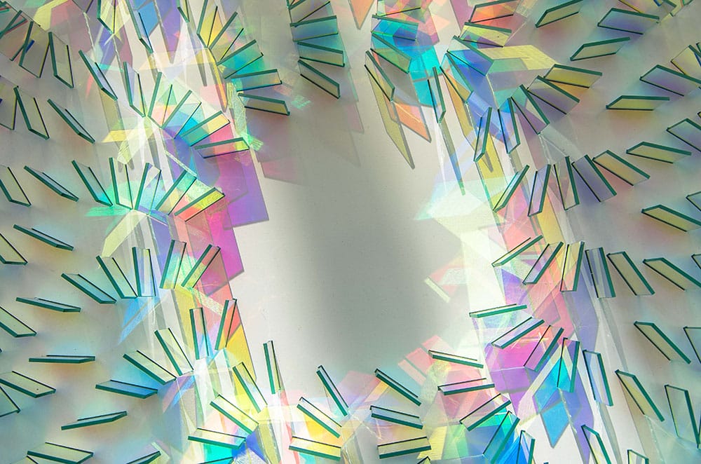 The Dazzling Dichroic Glass Installations Of Chris Wood (3)