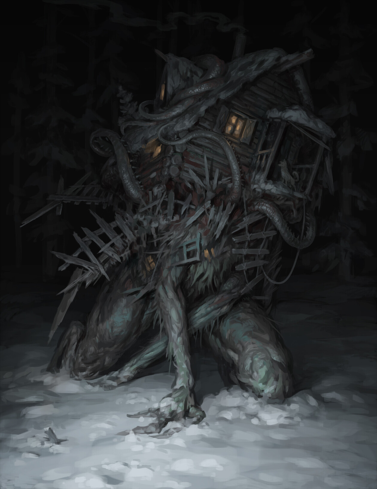 The Hauntingly Beautiful Creatures Of Denis Zhbankov (10)