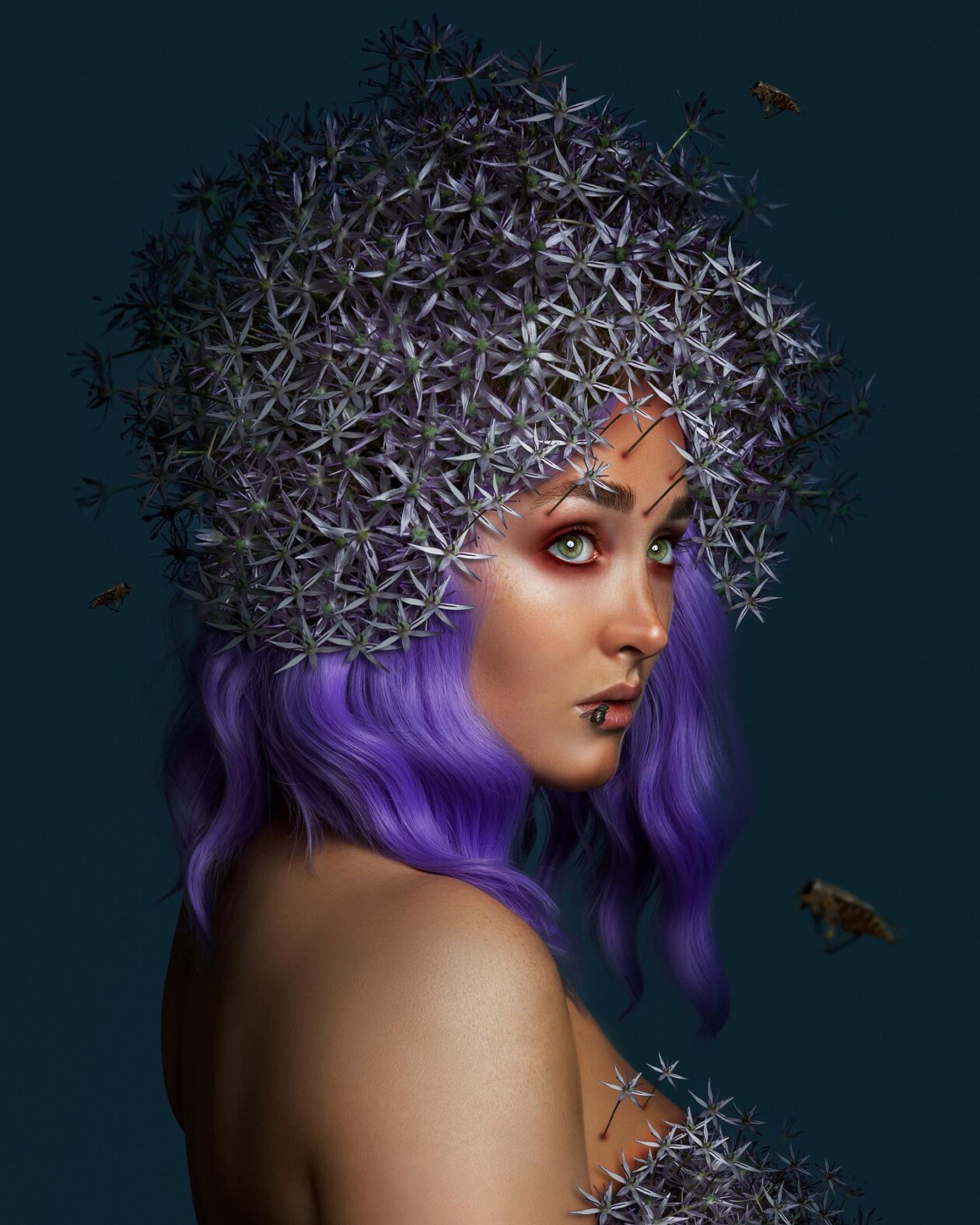 The Lushly Surreal Self Portraits Of Claire Luxton (15)