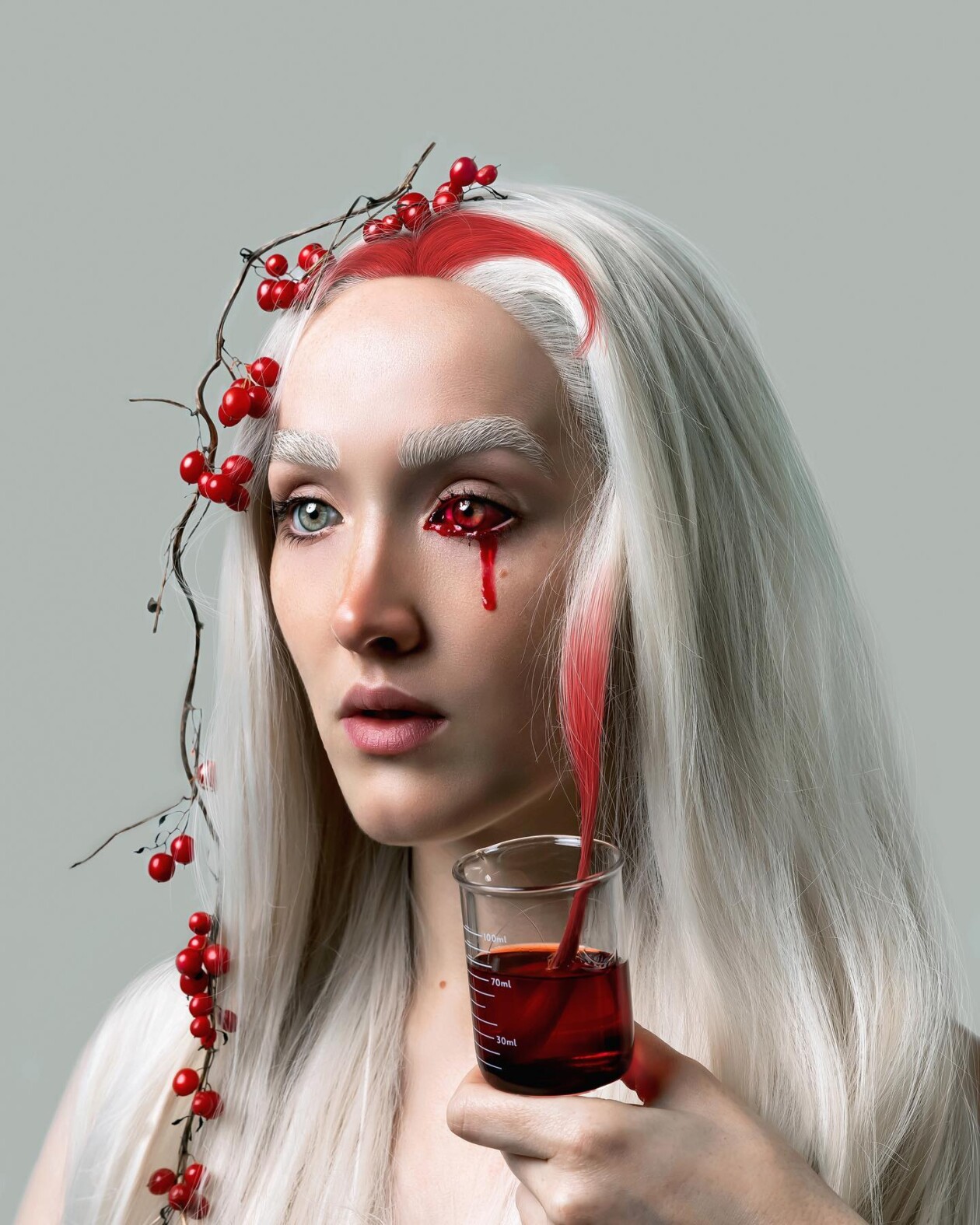 The Lushly Surreal Self Portraits Of Claire Luxton (5)