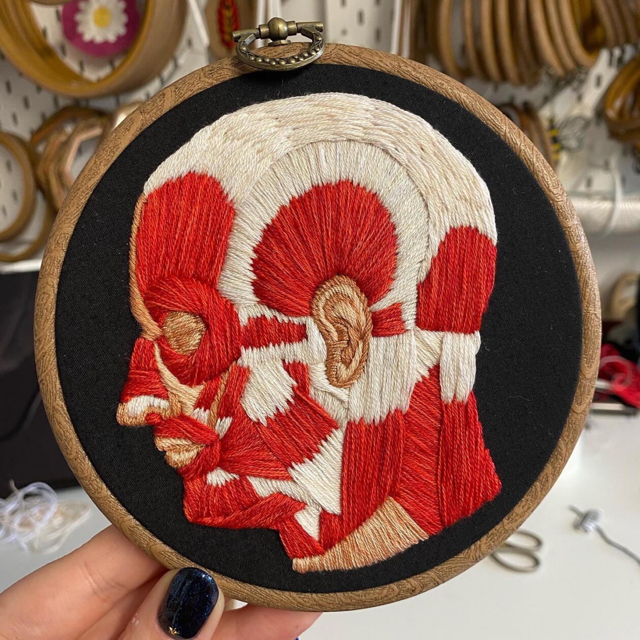 The Precise Anatomical Embroidery Of Amber Griffiths (1)