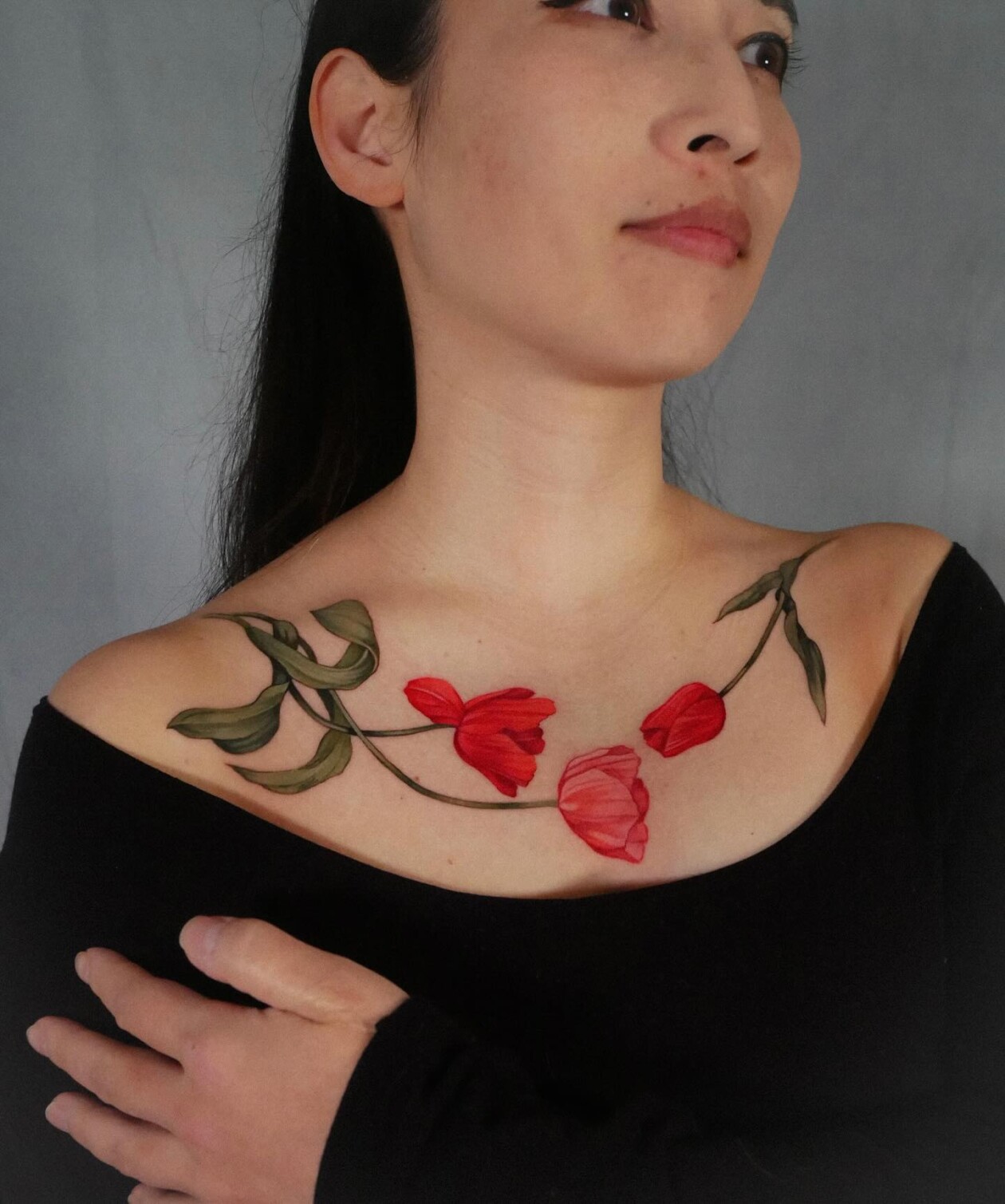 Botany And Animal Illustrative Tattoos By Vanessa Core (6)