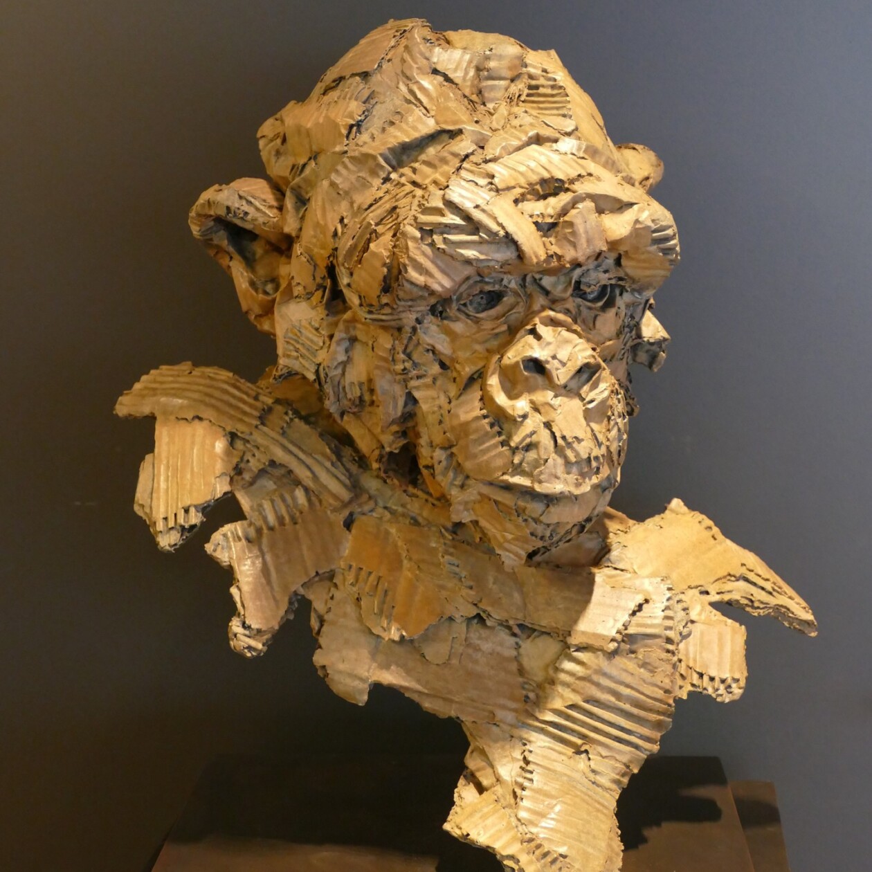 Cardboard Wonders, Olivier Bertrand’s Sustainable Lifelike Animal Sculptures (8)