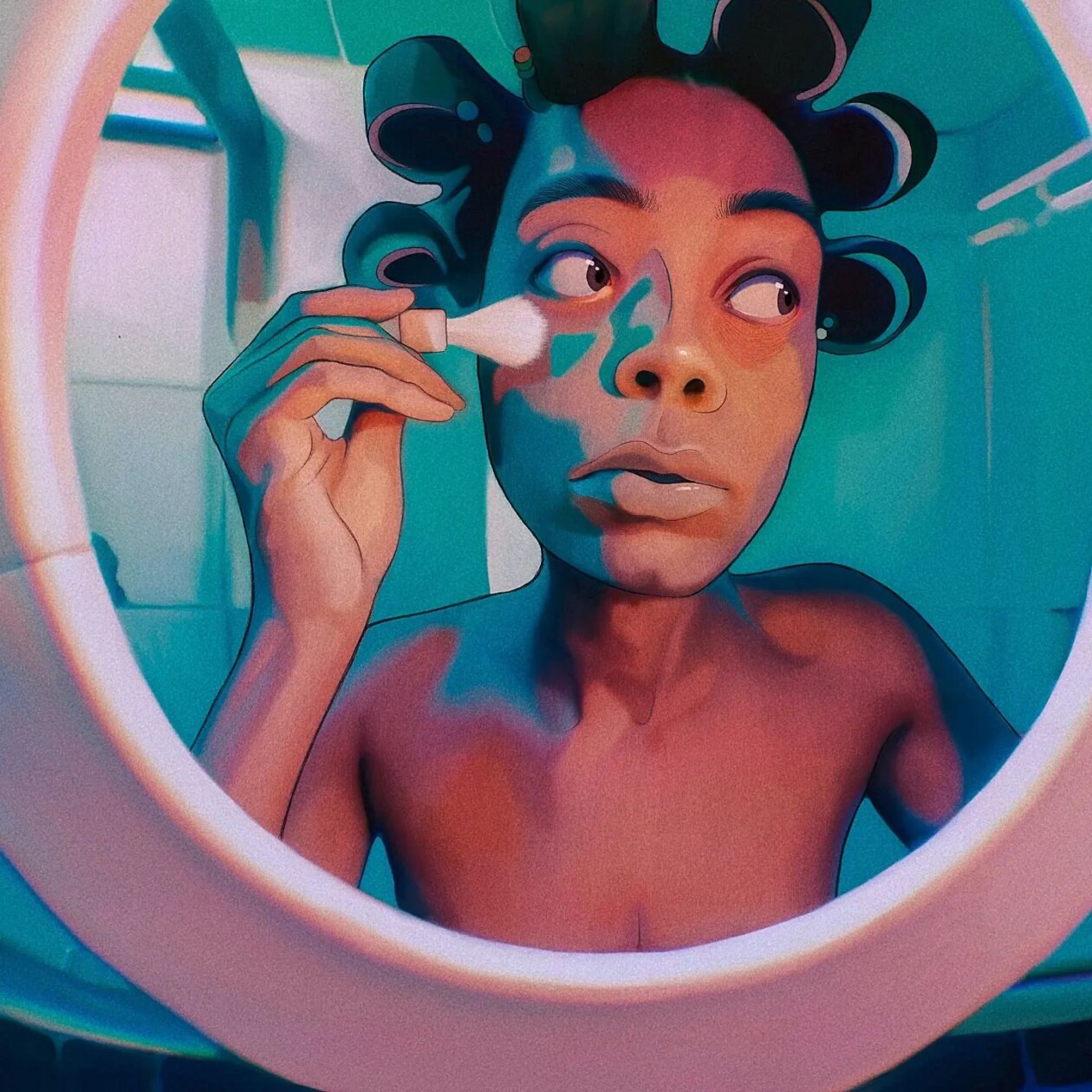 Layers Of Identity, The Powerful Canvases By Manon Biernacki (2)