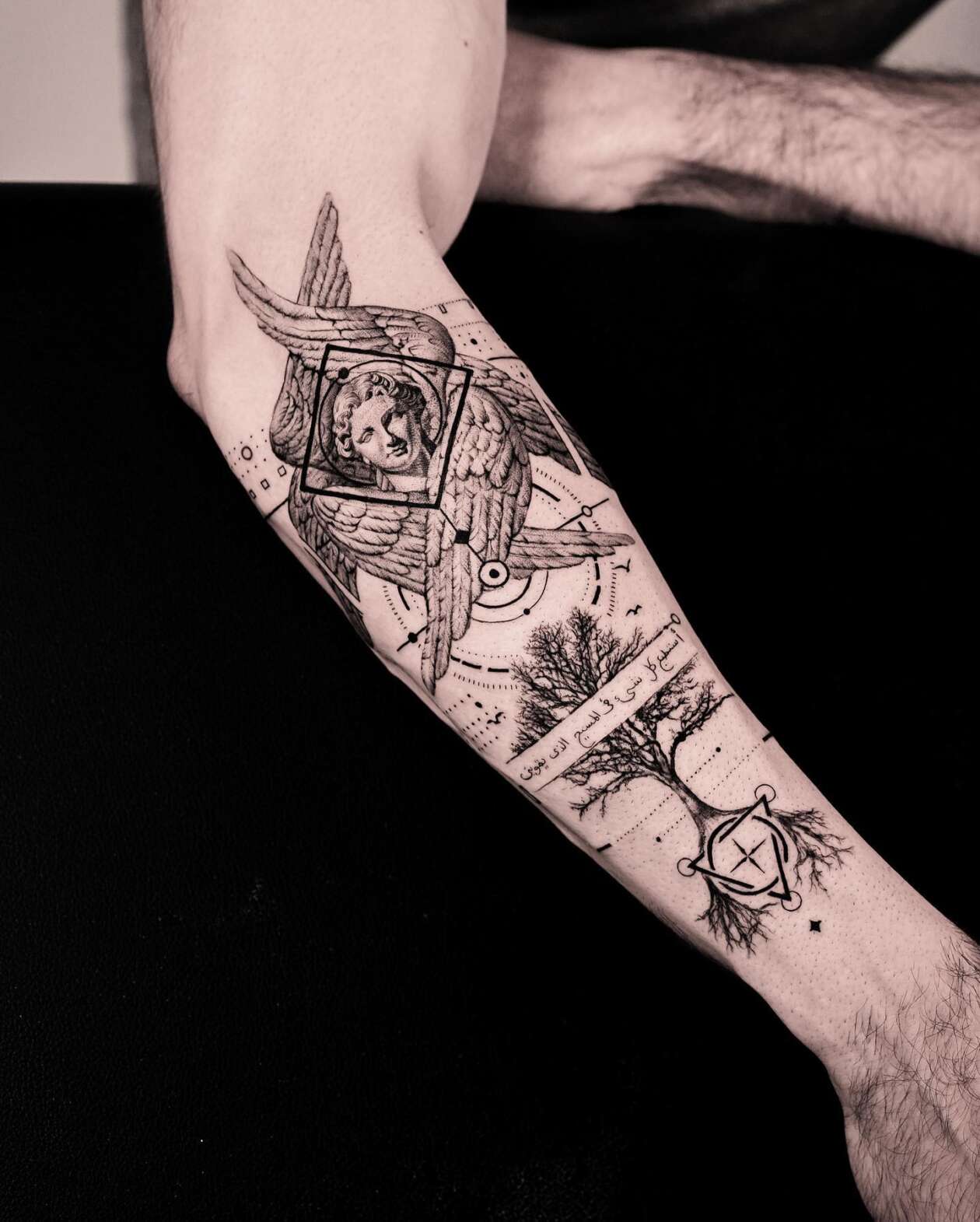 Hyper Realistic Monochromatic Tattoos By Jz (10)