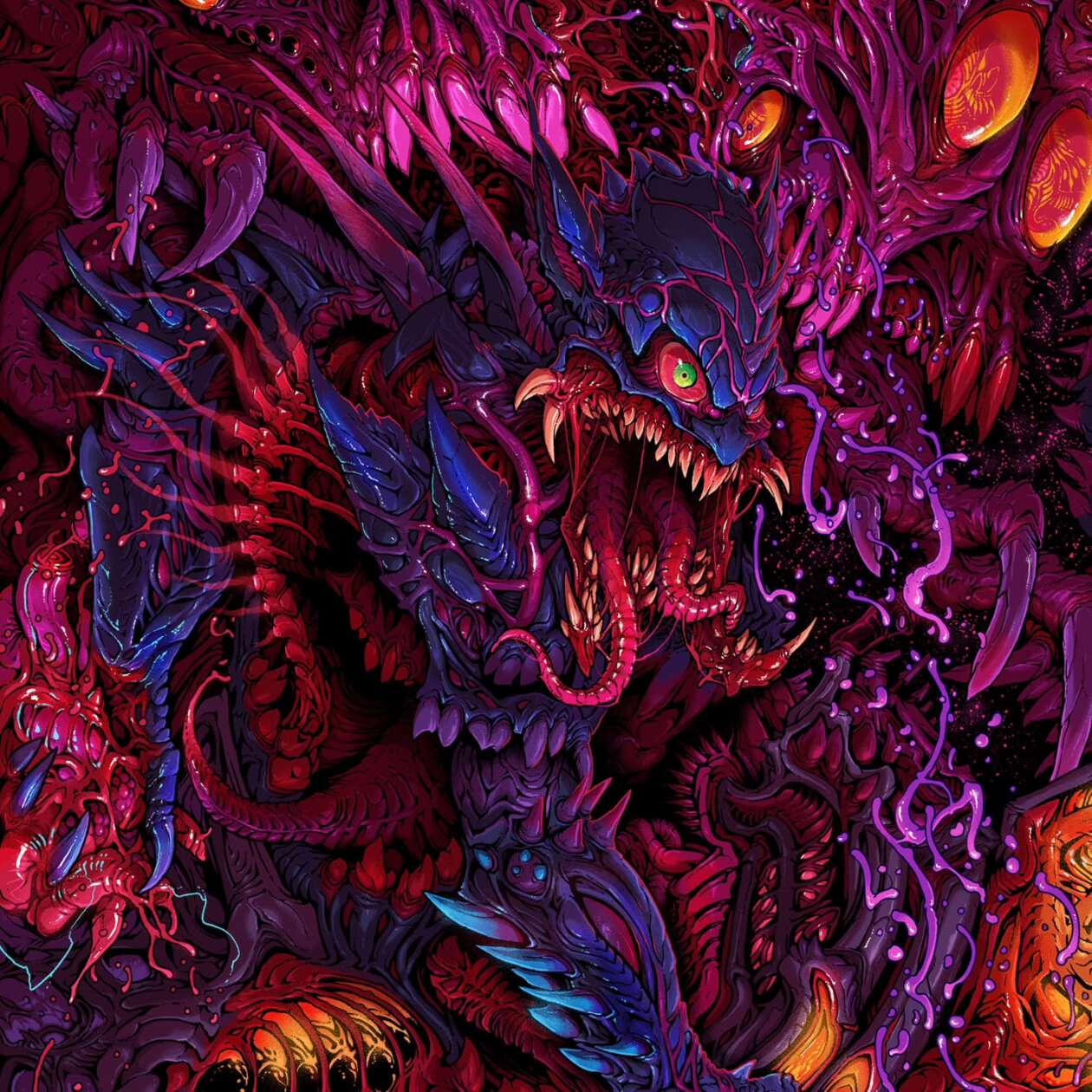 Brock Hofer’s Neon Monsters (11)