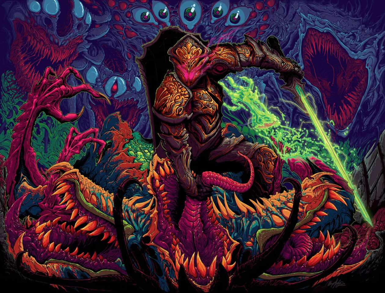 Brock Hofer’s Neon Monsters (12)