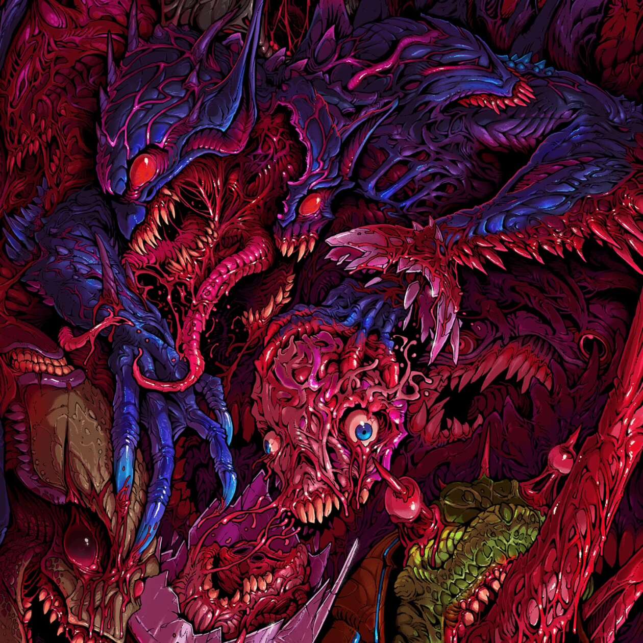 Brock Hofer’s Neon Monsters (13)