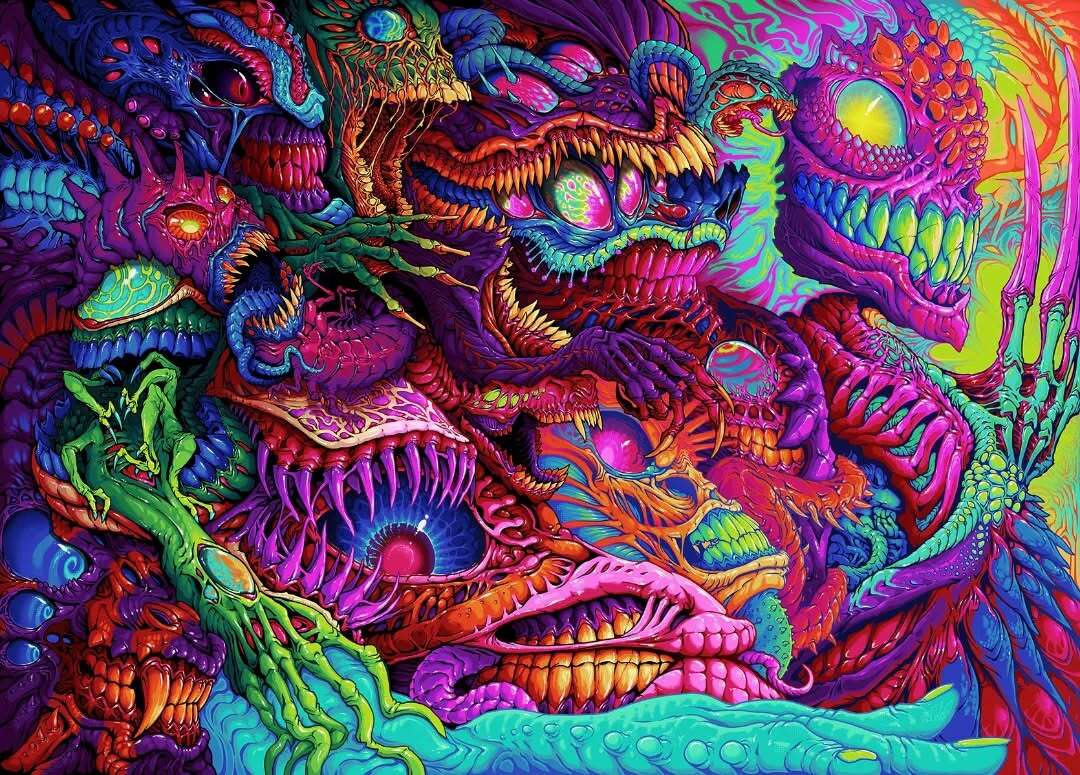 Brock Hofer’s Neon Monsters (3)