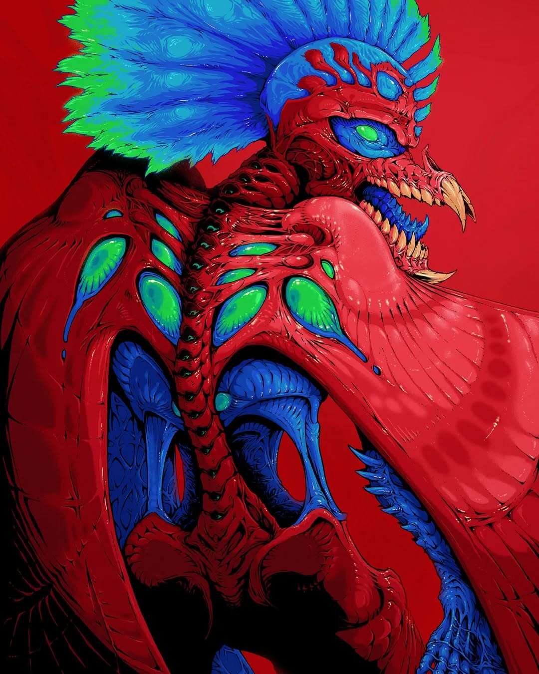 Brock Hofer’s Neon Monsters (6)