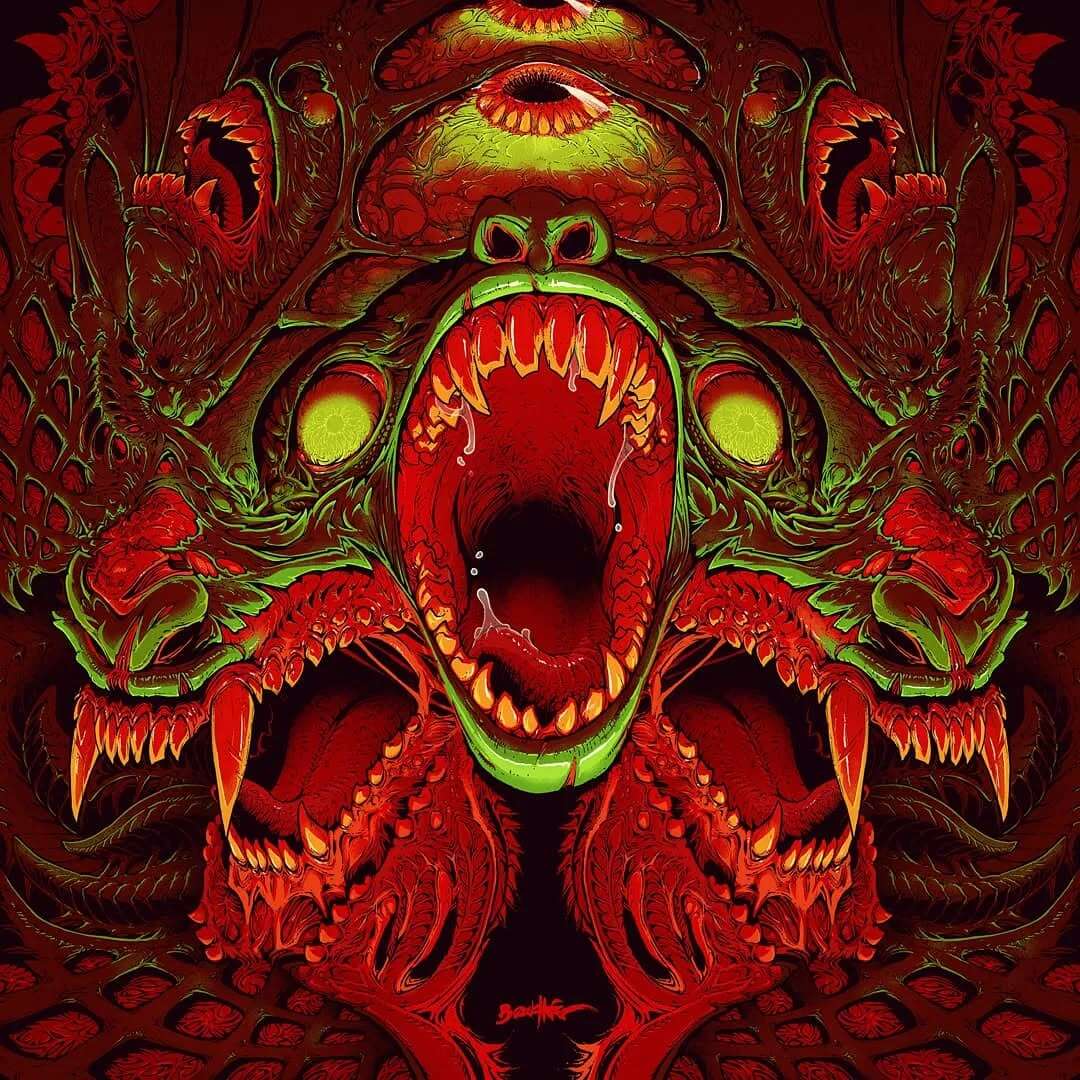 Brock Hofer’s Neon Monsters (7)