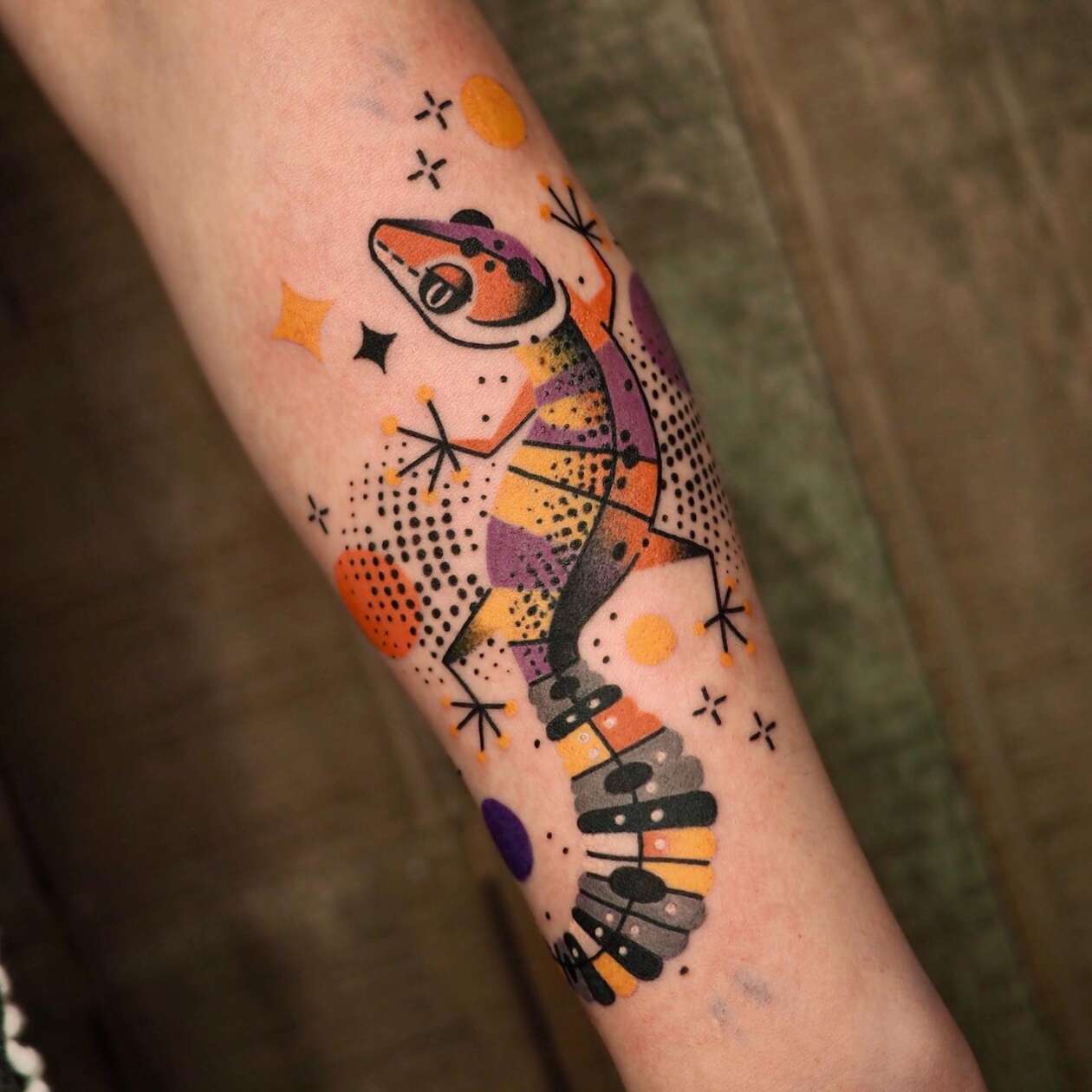 Gaëtan Le Gargasson’s Semi Abstract Animal Tattoos (14)