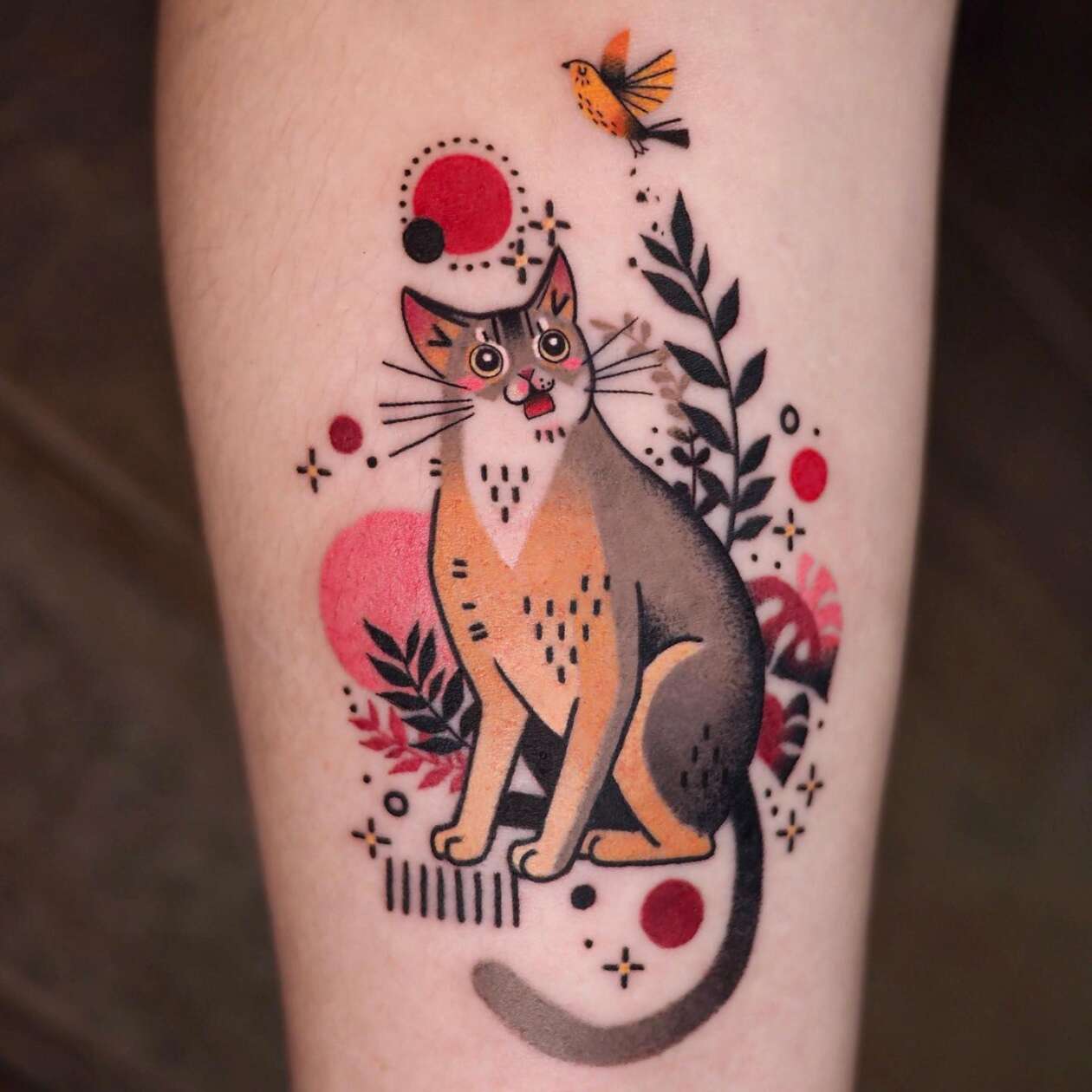 Gaëtan Le Gargasson’s Semi Abstract Animal Tattoos (20)