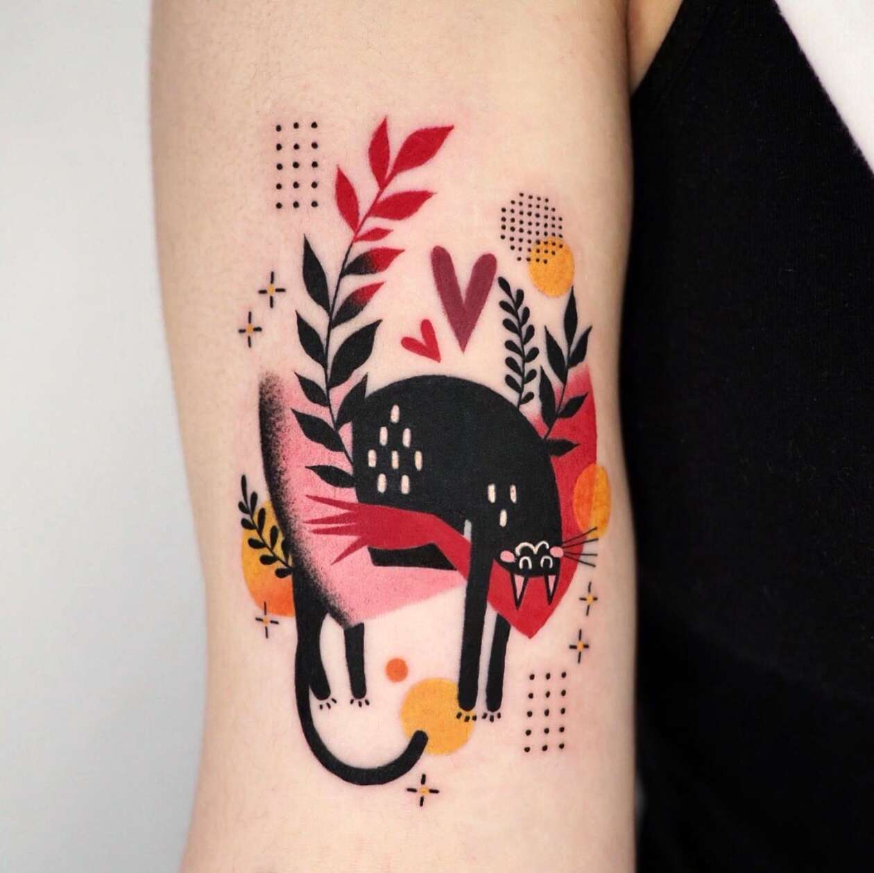 Gaëtan Le Gargasson’s Semi Abstract Animal Tattoos (21)