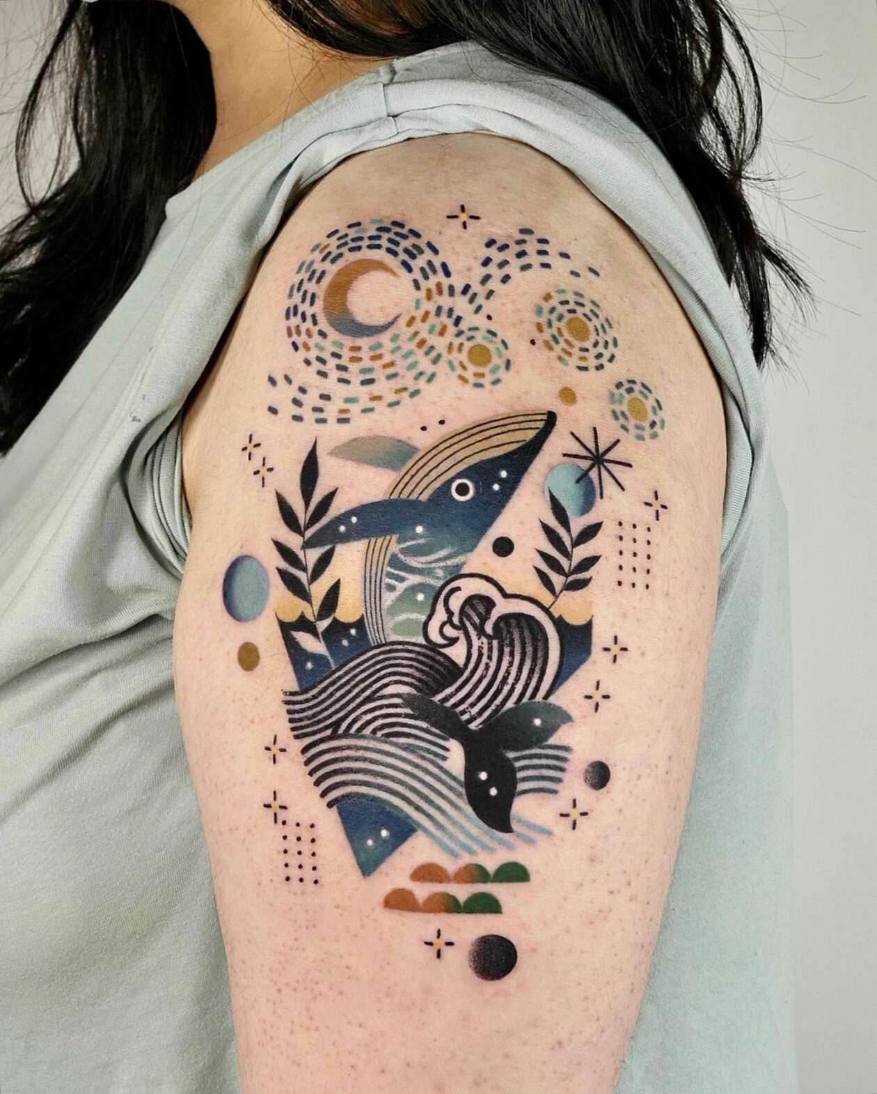 Gaëtan Le Gargasson’s Semi Abstract Animal Tattoos (25)