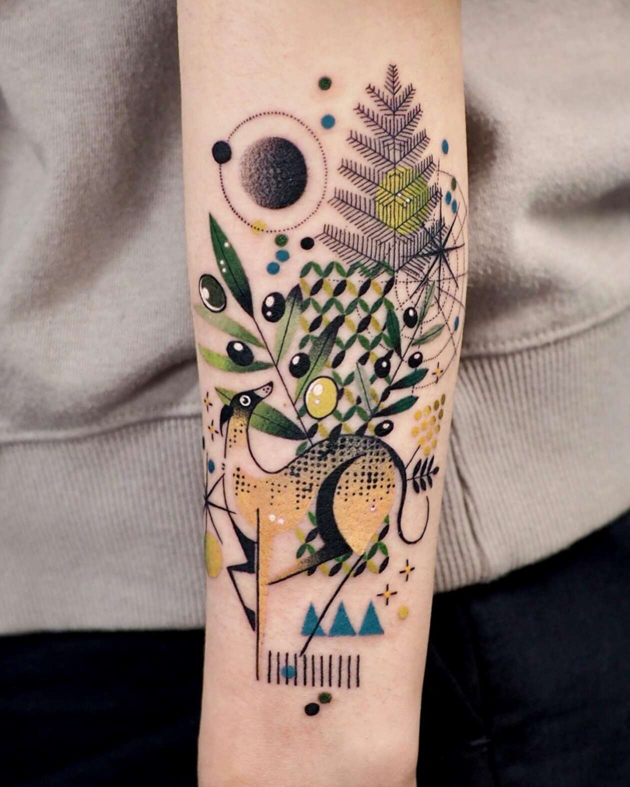 Gaëtan Le Gargasson’s Semi Abstract Animal Tattoos (26)